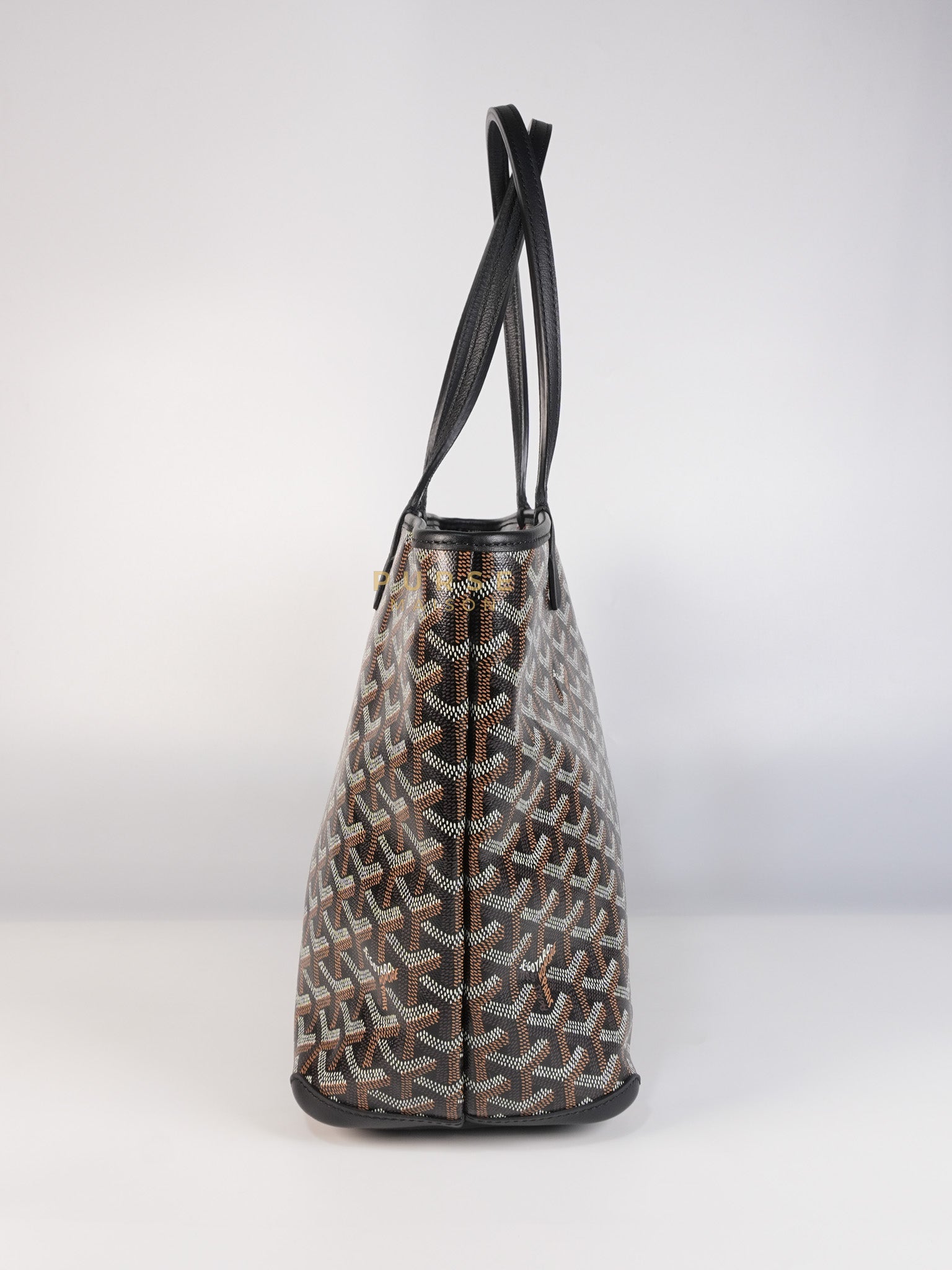 Artois PM Black in Goyardine Canvas | Purse Maison Luxury Bags Shop