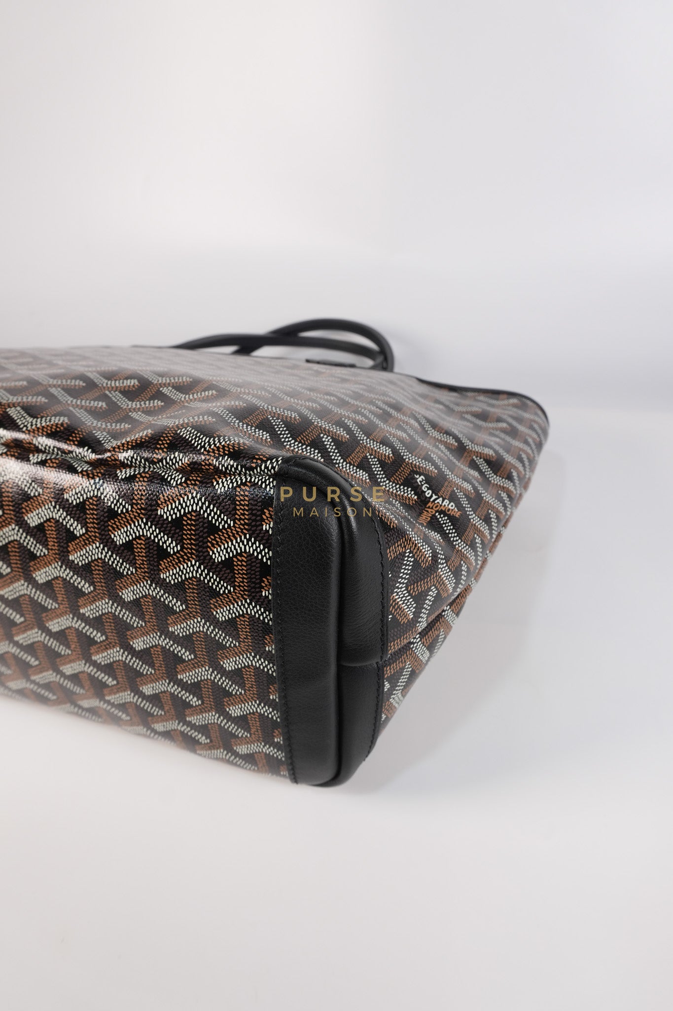 Artois PM Black in Goyardine Canvas | Purse Maison Luxury Bags Shop