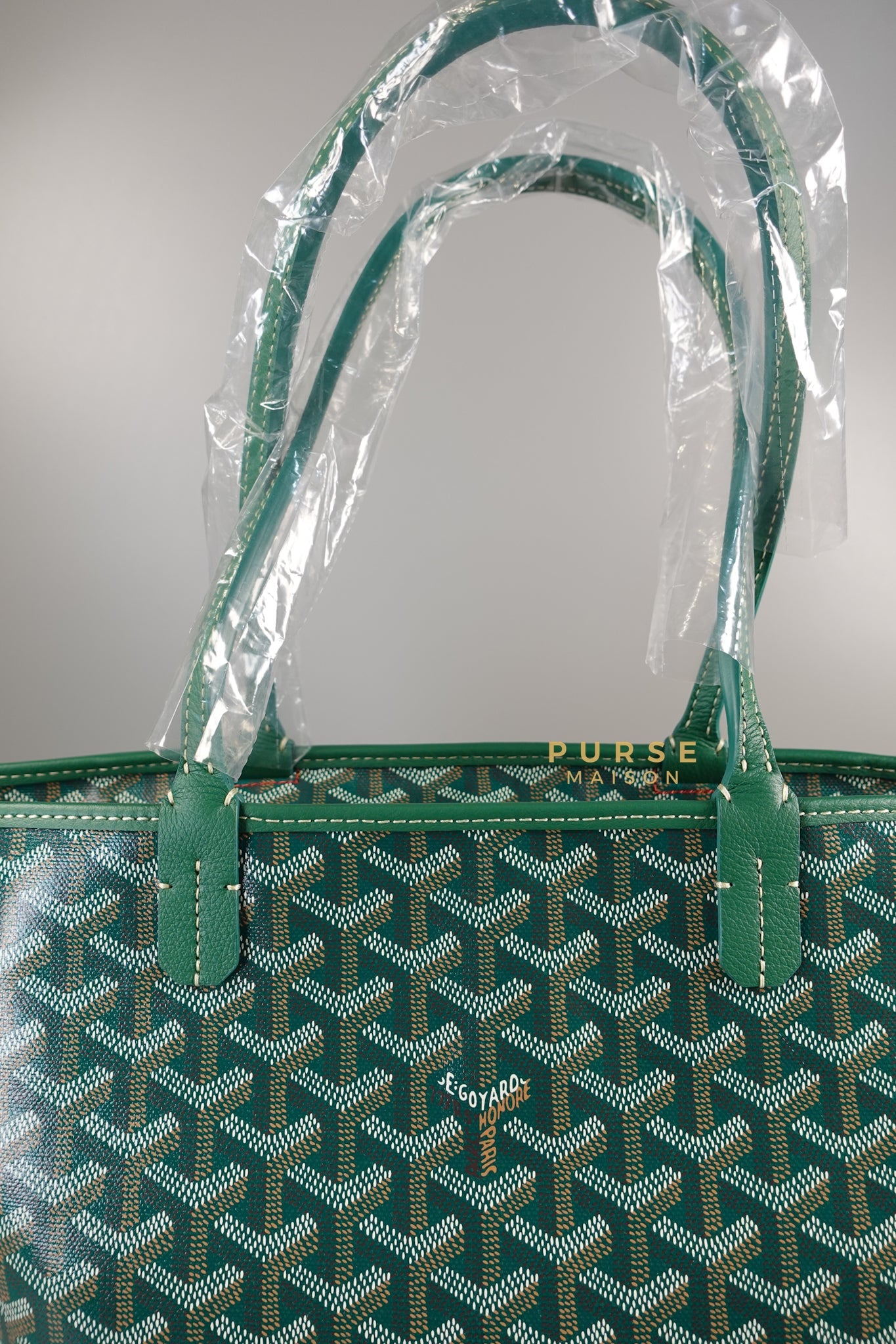 Artois PM Green (Vert) Tote Bag | Purse Maison Luxury Bags Shop