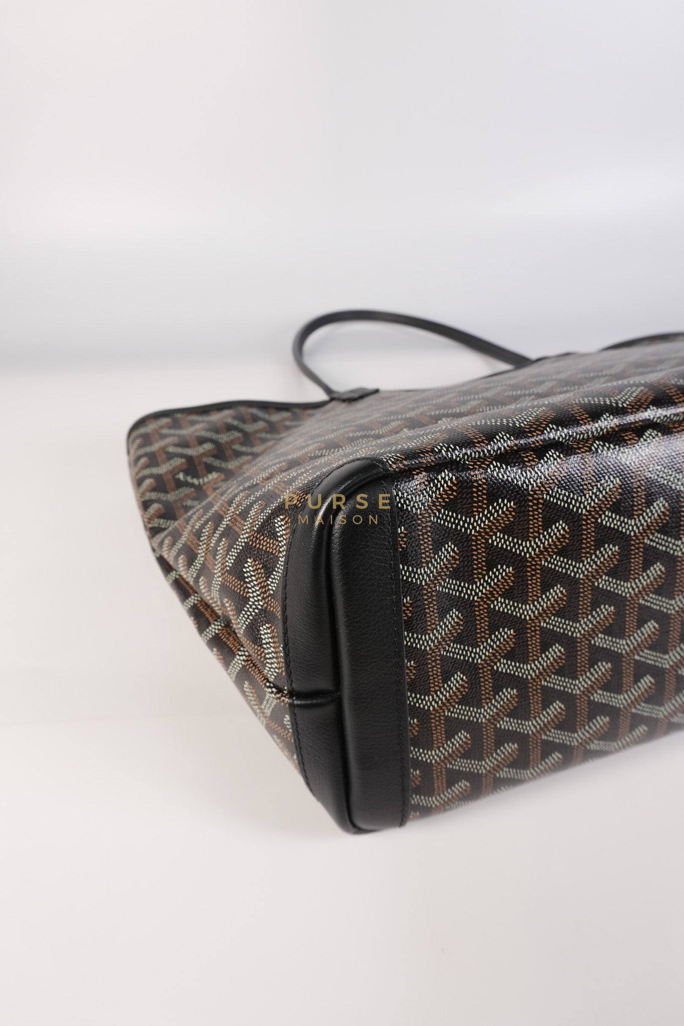 Artois PM in Black Goyardine Canvas | Purse Maison Luxury Bags Shop