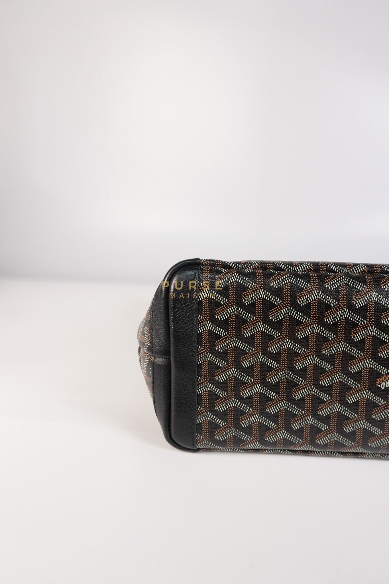 Artois PM in Black Goyardine Canvas | Purse Maison Luxury Bags Shop