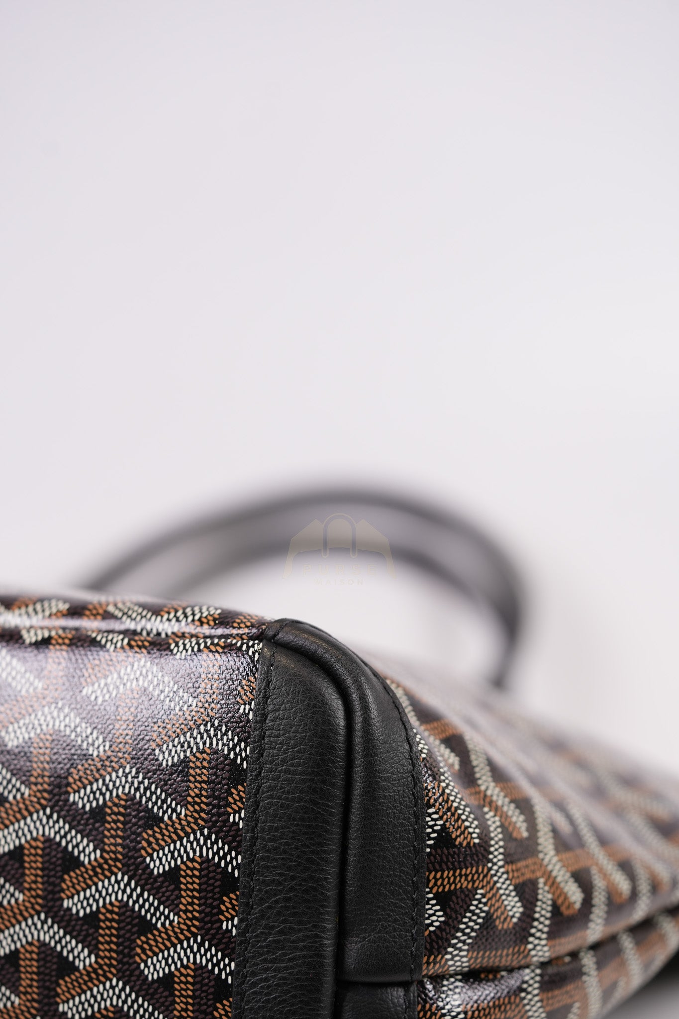 Artois PM in Black Goyardine Canvas | Purse Maison Luxury Bags Shop