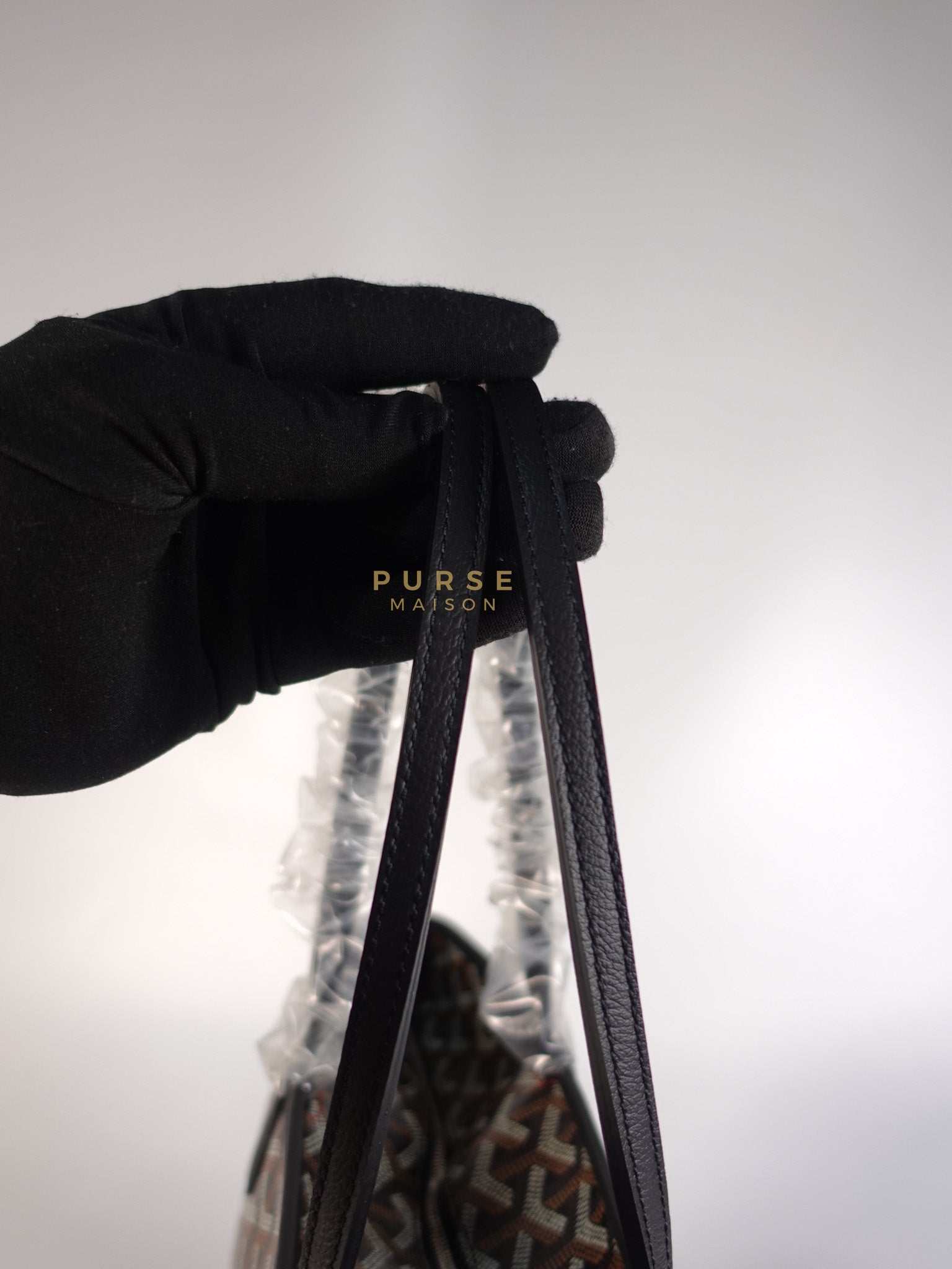 Artois PM in Black Goyardine Canvas | Purse Maison Luxury Bags Shop