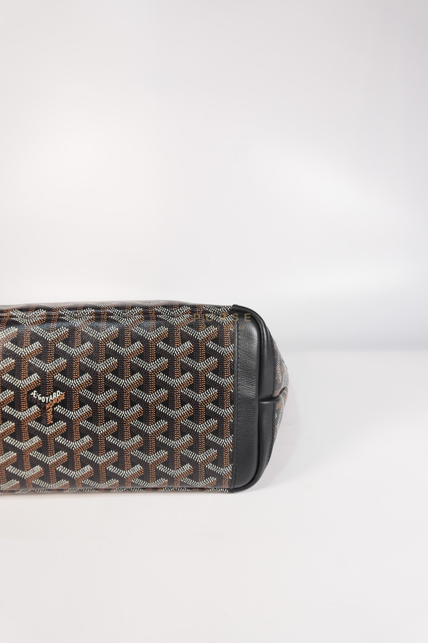 Artois PM in Black Goyardine Canvas | Purse Maison Luxury Bags Shop