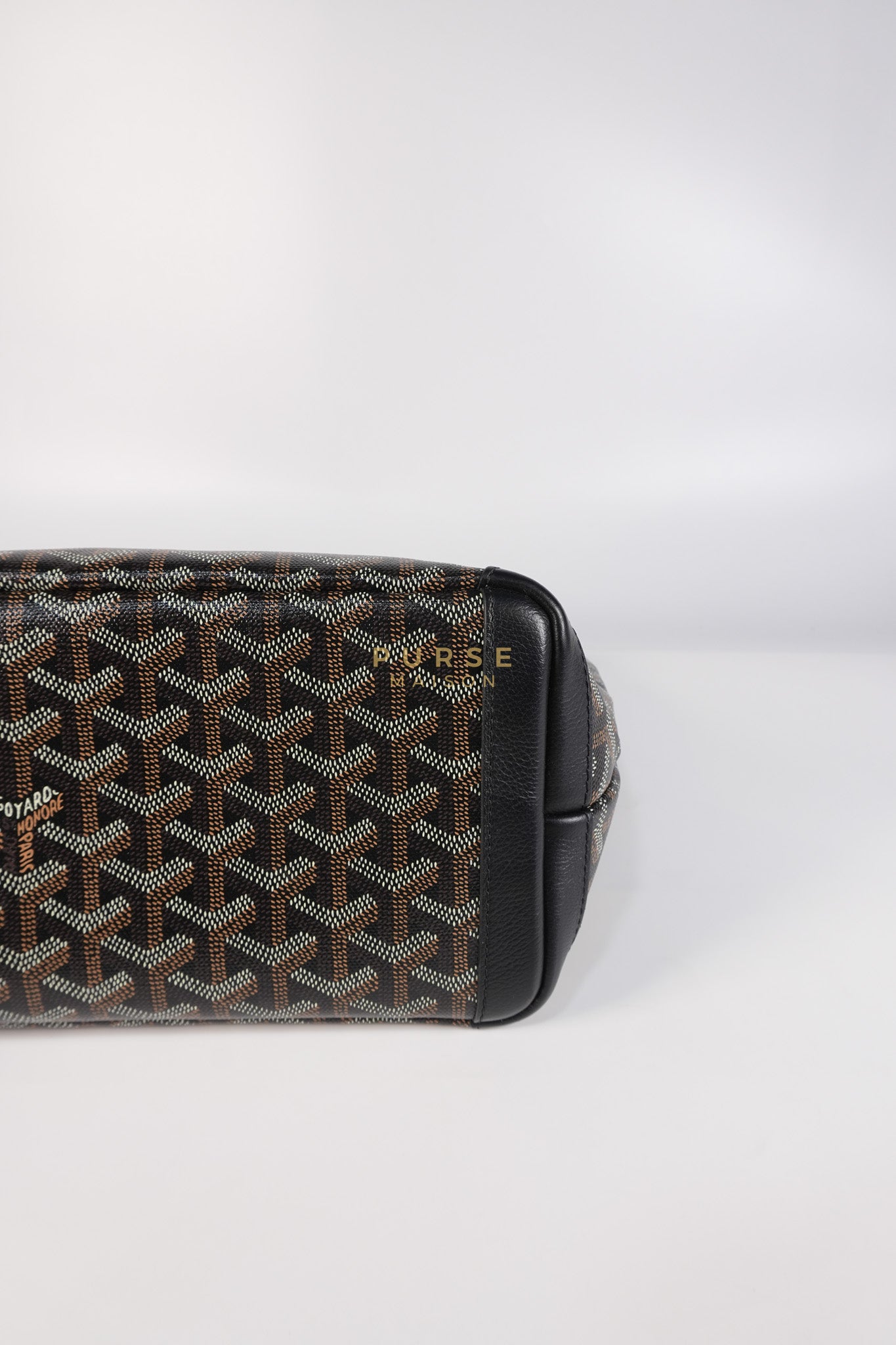 Artois PM in Black Goyardine Canvas | Purse Maison Luxury Bags Shop