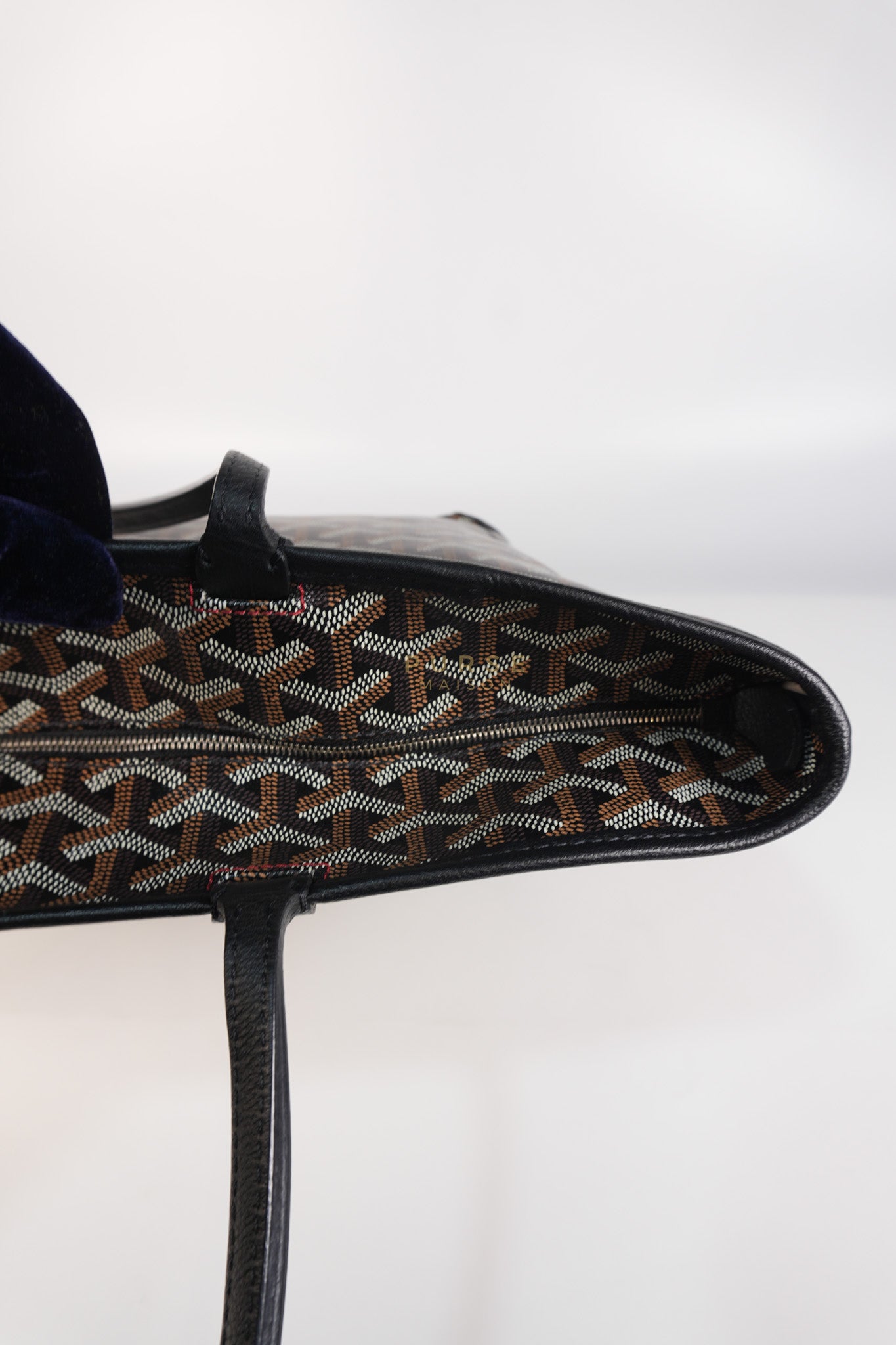 Artois PM in Black Goyardine Canvas | Purse Maison Luxury Bags Shop