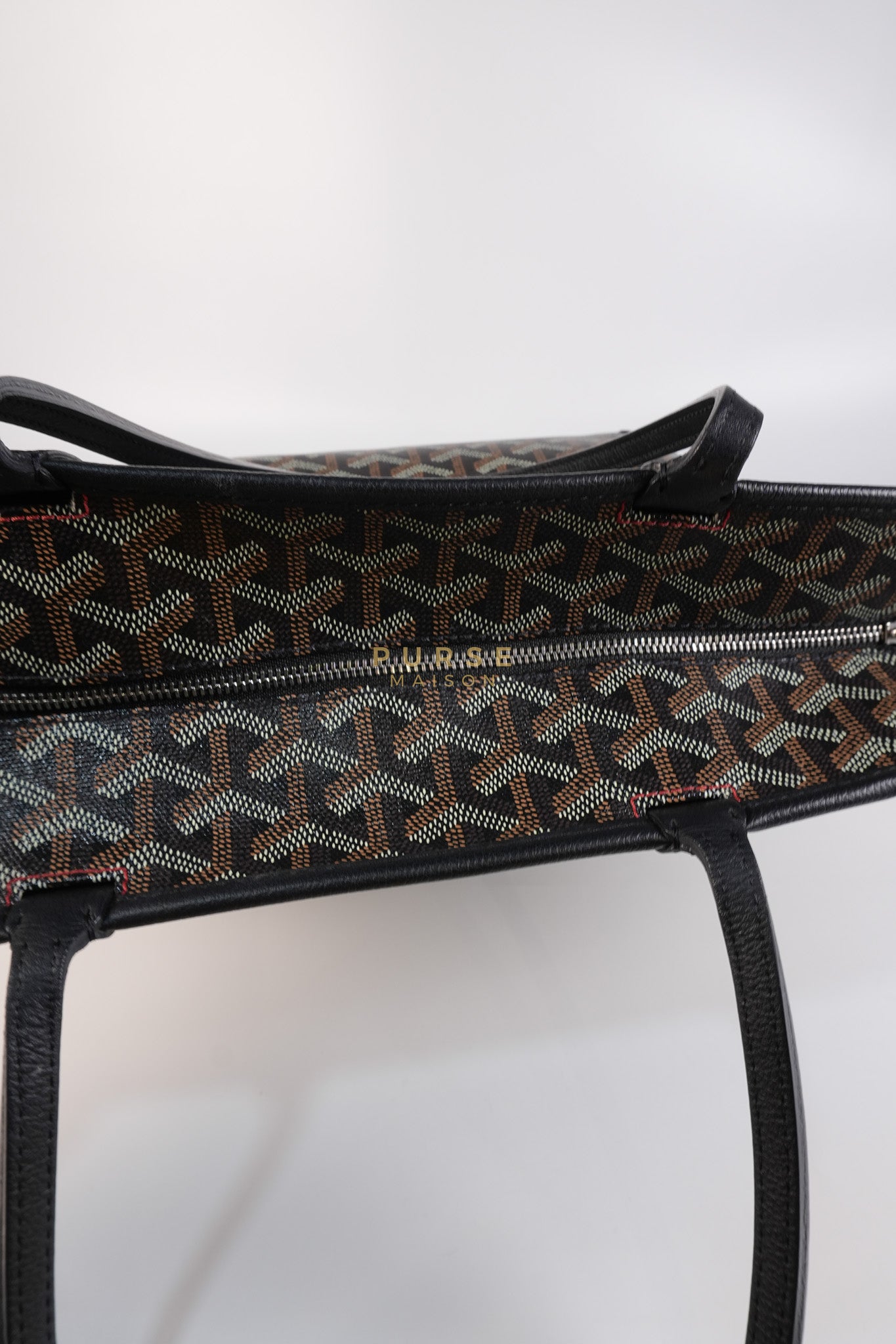 Artois PM in Black Goyardine Canvas | Purse Maison Luxury Bags Shop