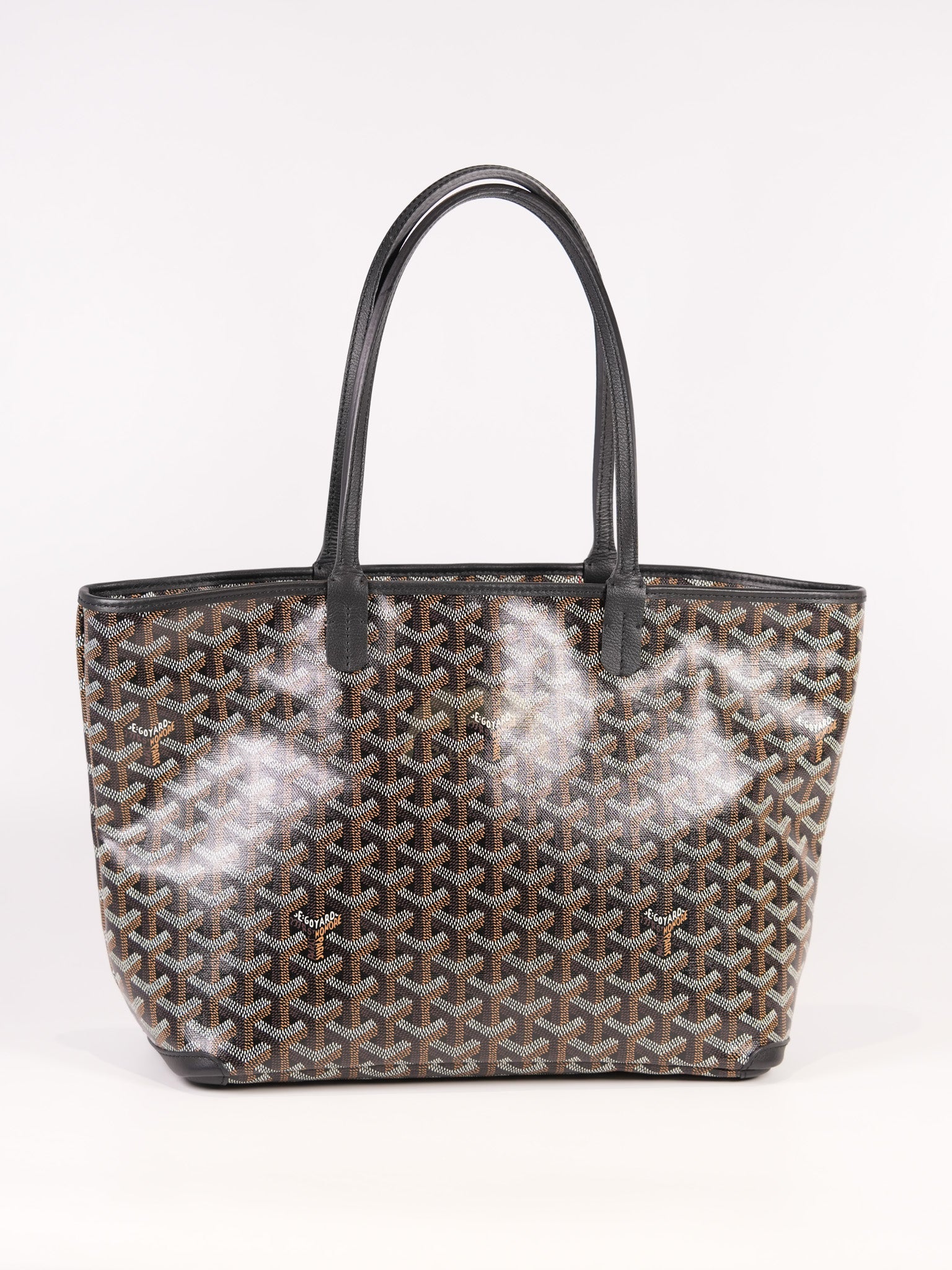 Artois PM in Black Goyardine Canvas | Purse Maison Luxury Bags Shop