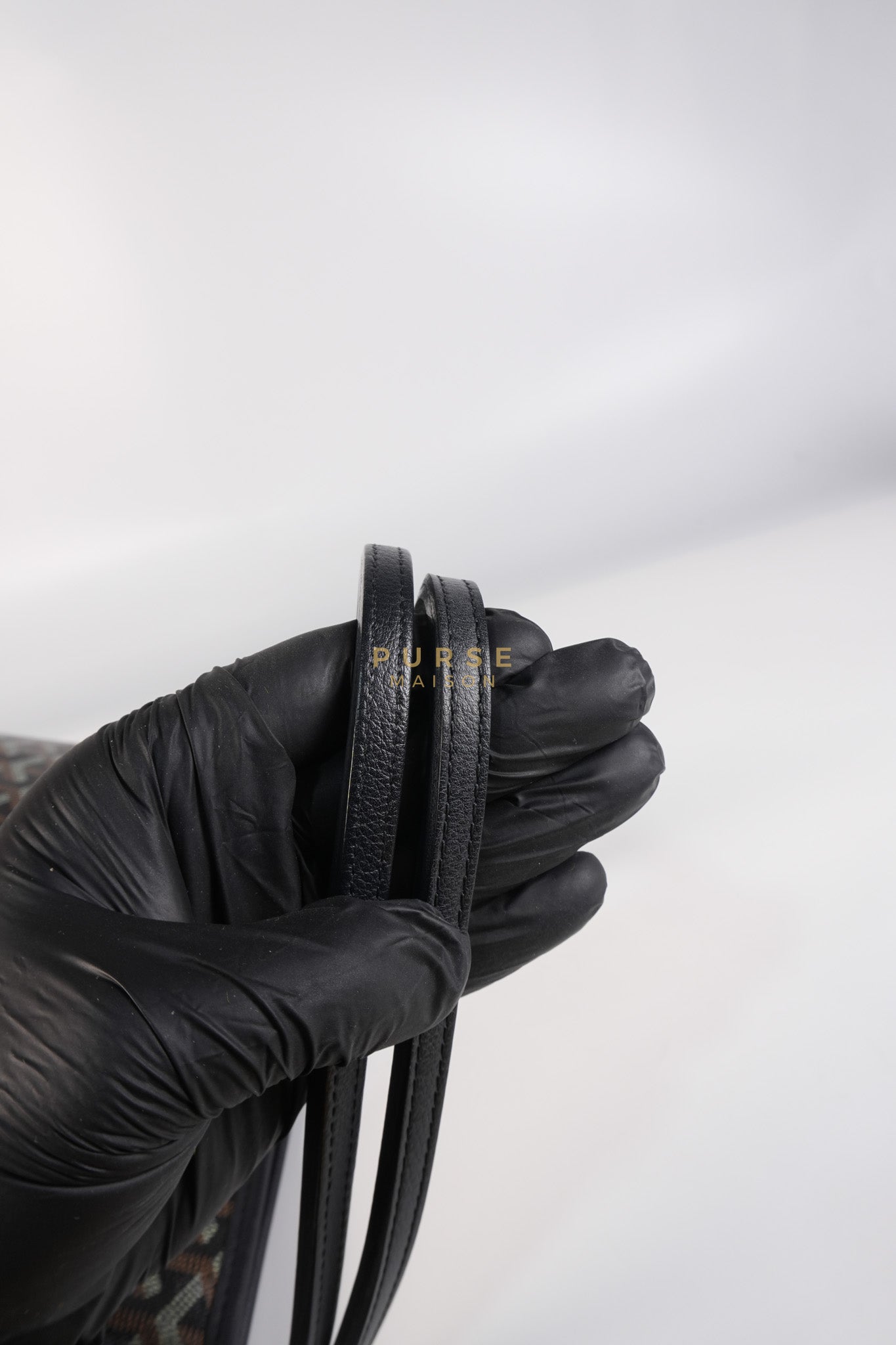 Artois PM in Black Goyardine Canvas | Purse Maison Luxury Bags Shop