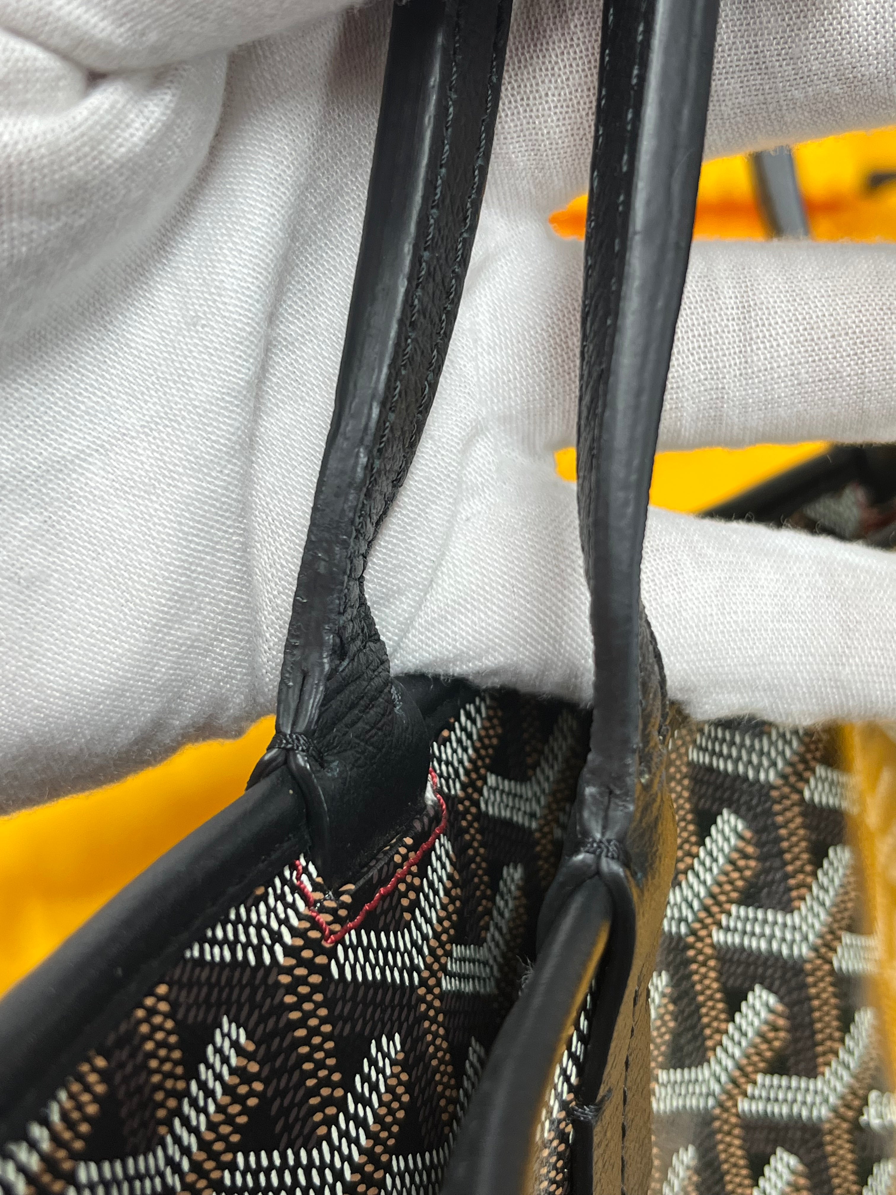 Artois PM in Black Goyardine Canvas | Purse Maison Luxury Bags Shop