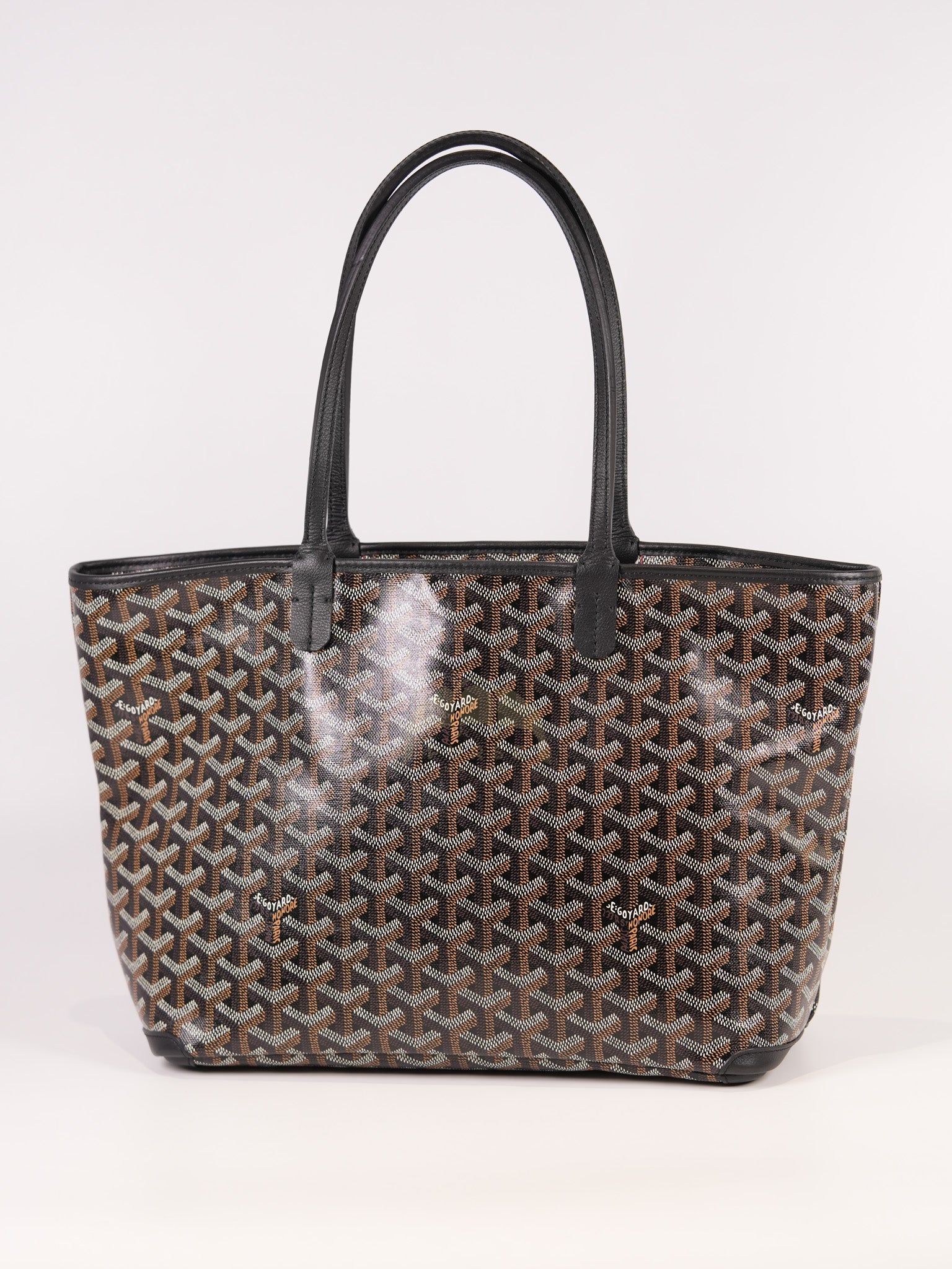 Artois PM in Black Goyardine Canvas | Purse Maison Luxury Bags Shop