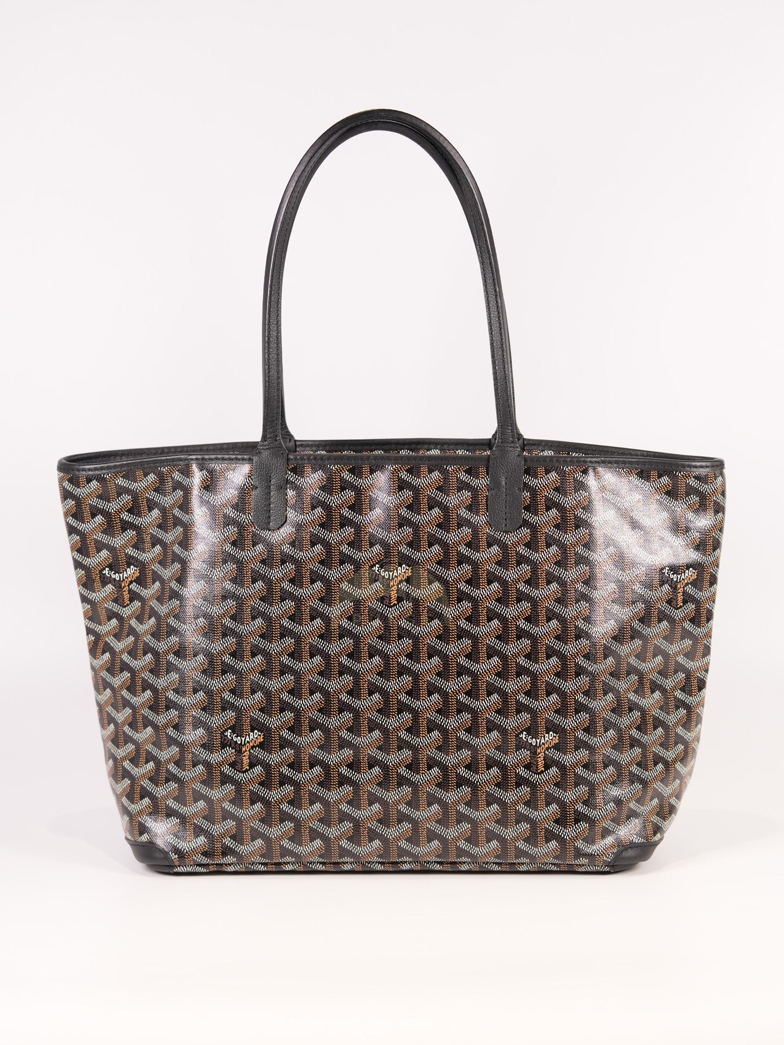 Artois PM in Black Goyardine Canvas | Purse Maison Luxury Bags Shop