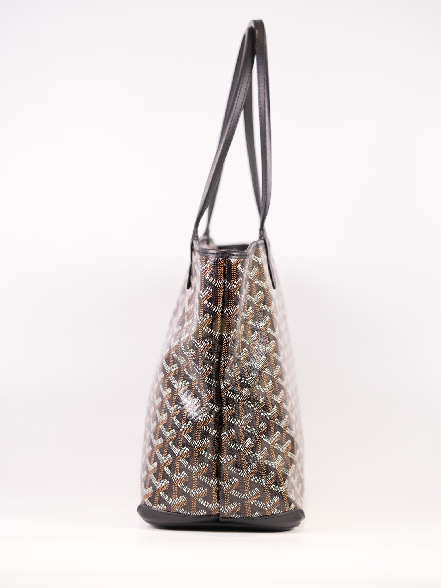 Artois PM in Black Goyardine Canvas | Purse Maison Luxury Bags Shop