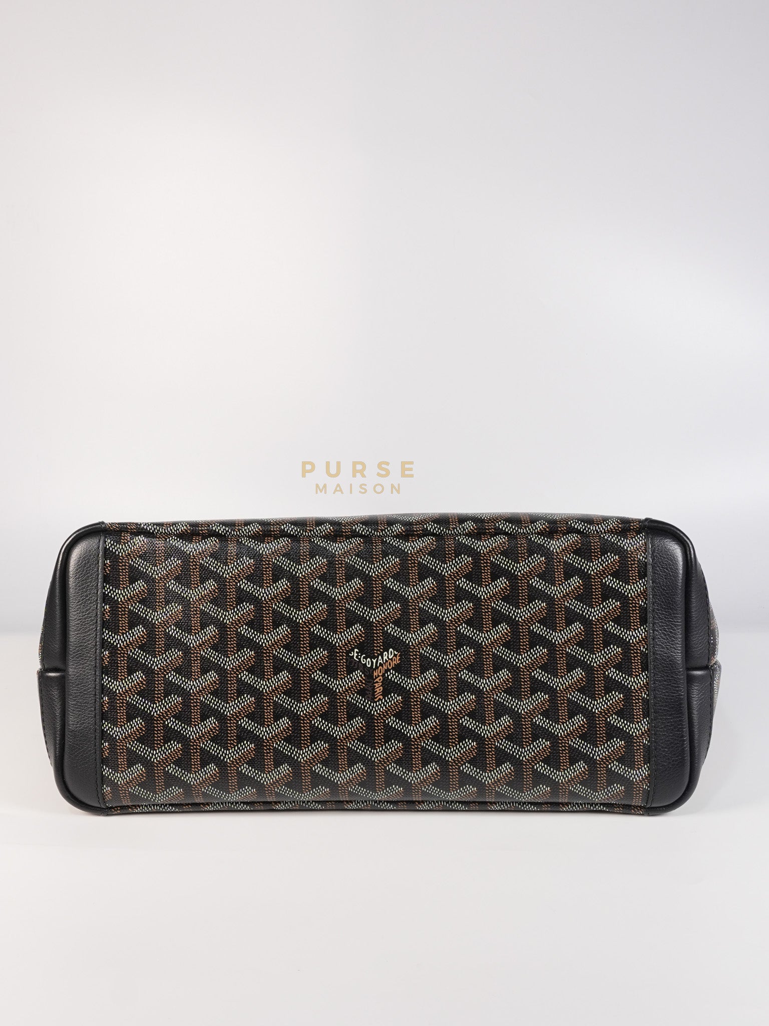 Artois PM in Black Goyardine Canvas | Purse Maison Luxury Bags Shop