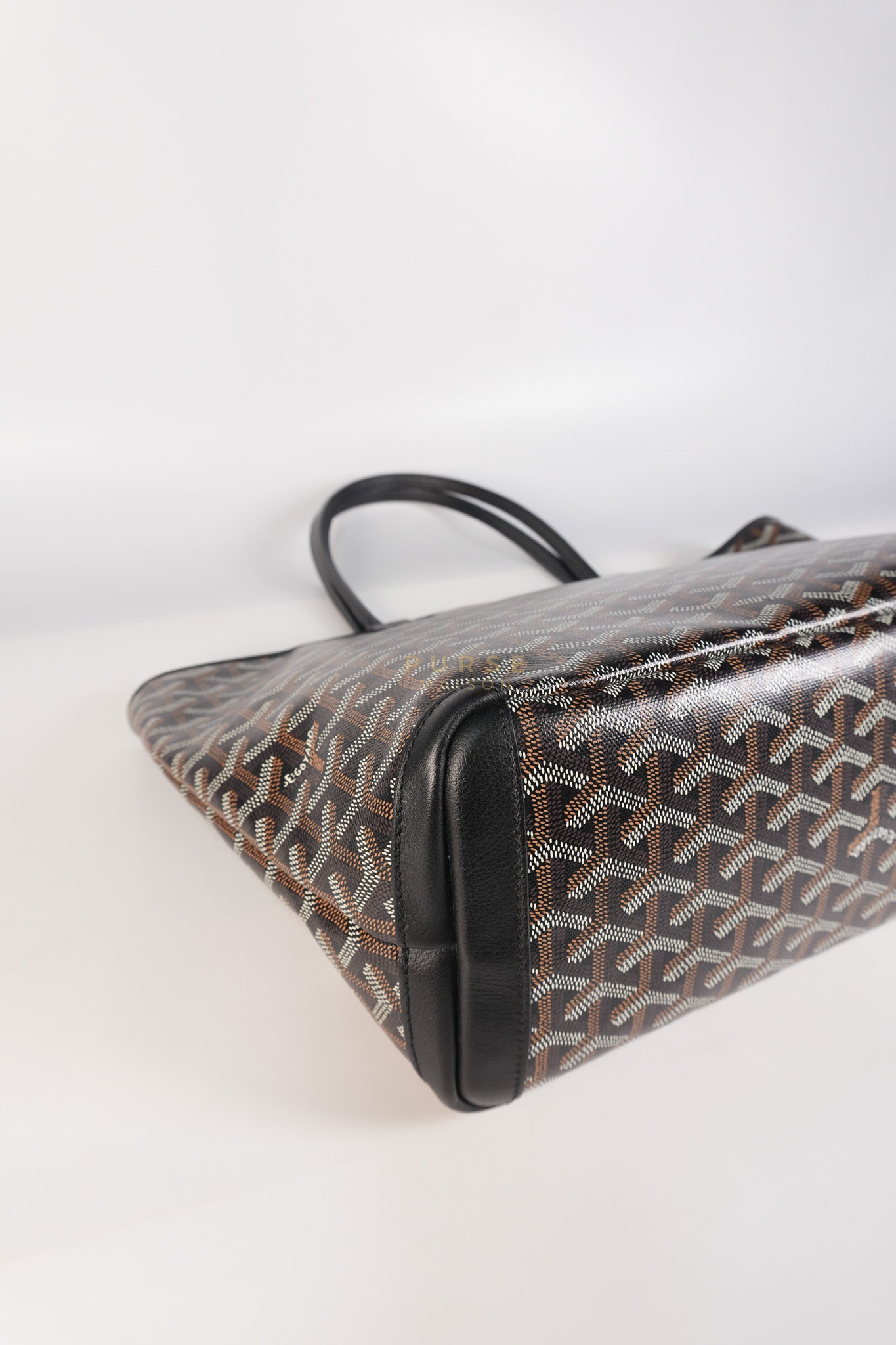 Artois PM in Black Goyardine Canvas | Purse Maison Luxury Bags Shop