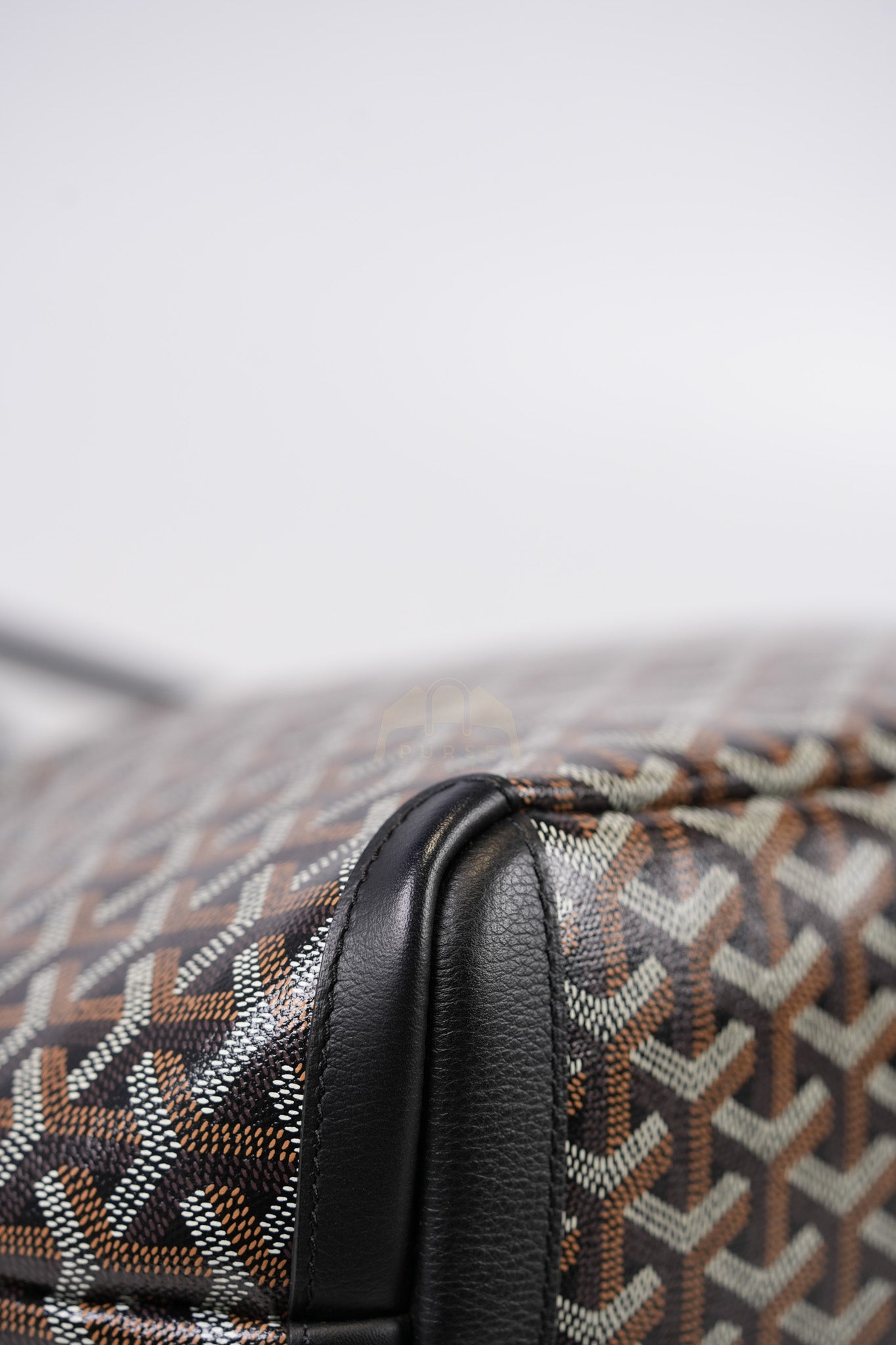 Artois PM in Black Goyardine Canvas | Purse Maison Luxury Bags Shop