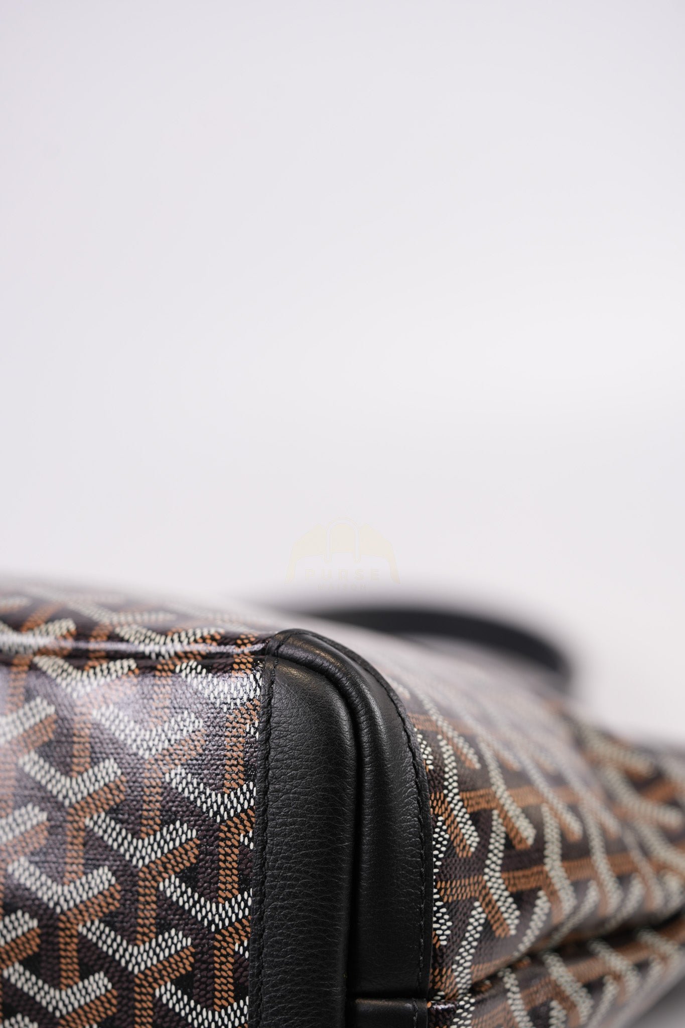 Artois PM in Black Goyardine Canvas | Purse Maison Luxury Bags Shop