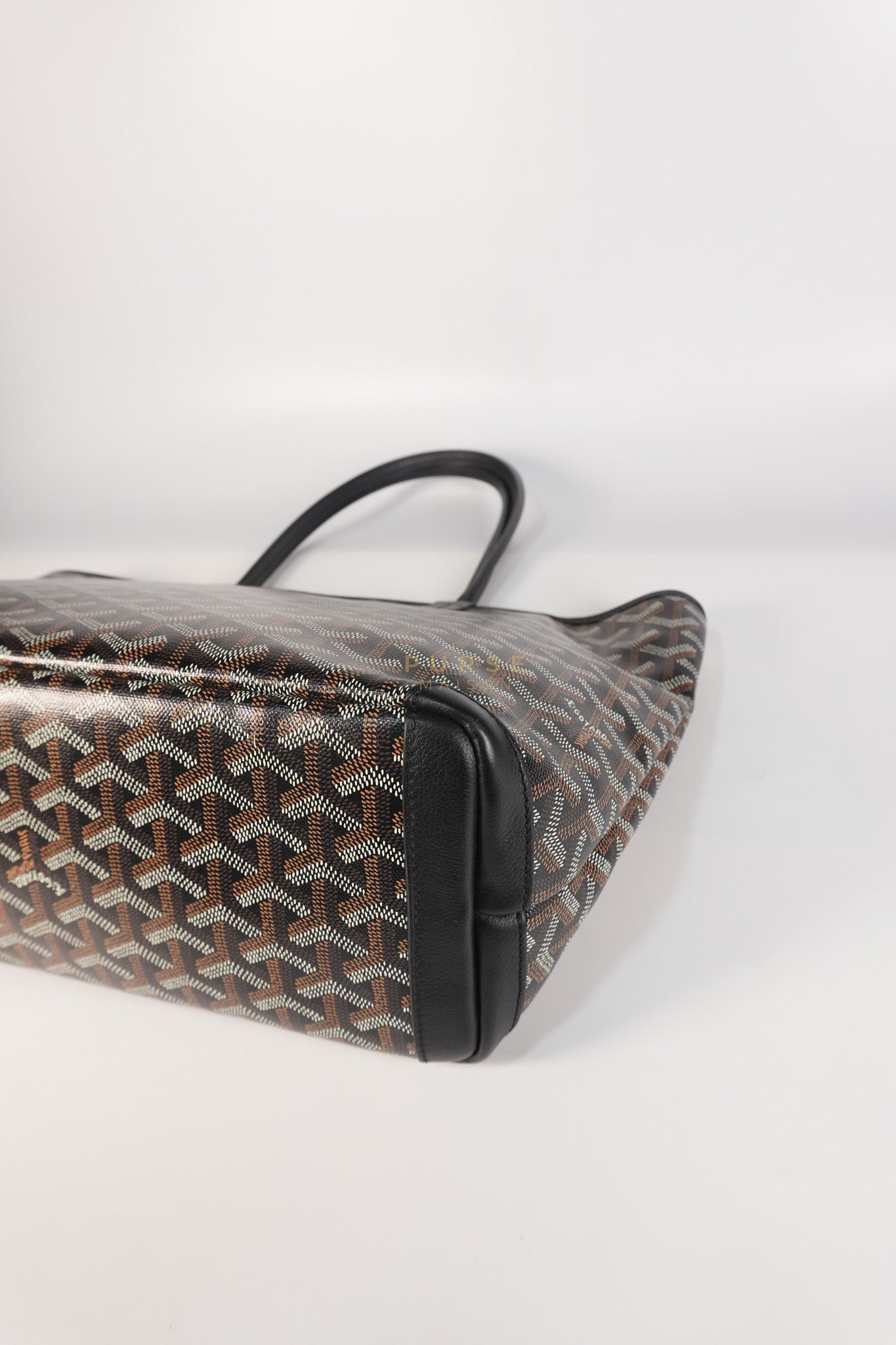 Artois PM in Black Goyardine Canvas | Purse Maison Luxury Bags Shop