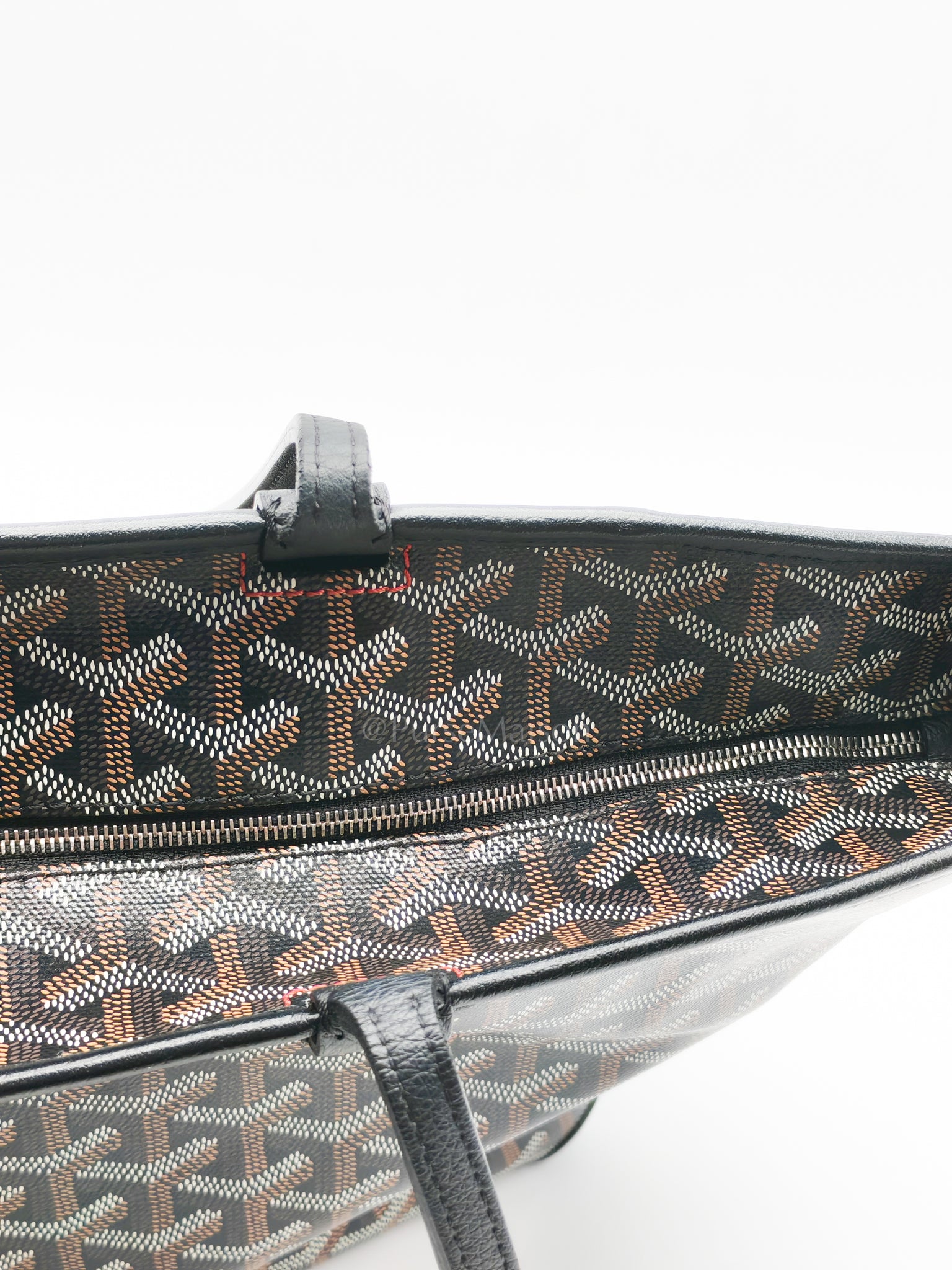 Artois PM in Black Goyardine Canvas Tote Bag | Purse Maison Luxury Bags Shop
