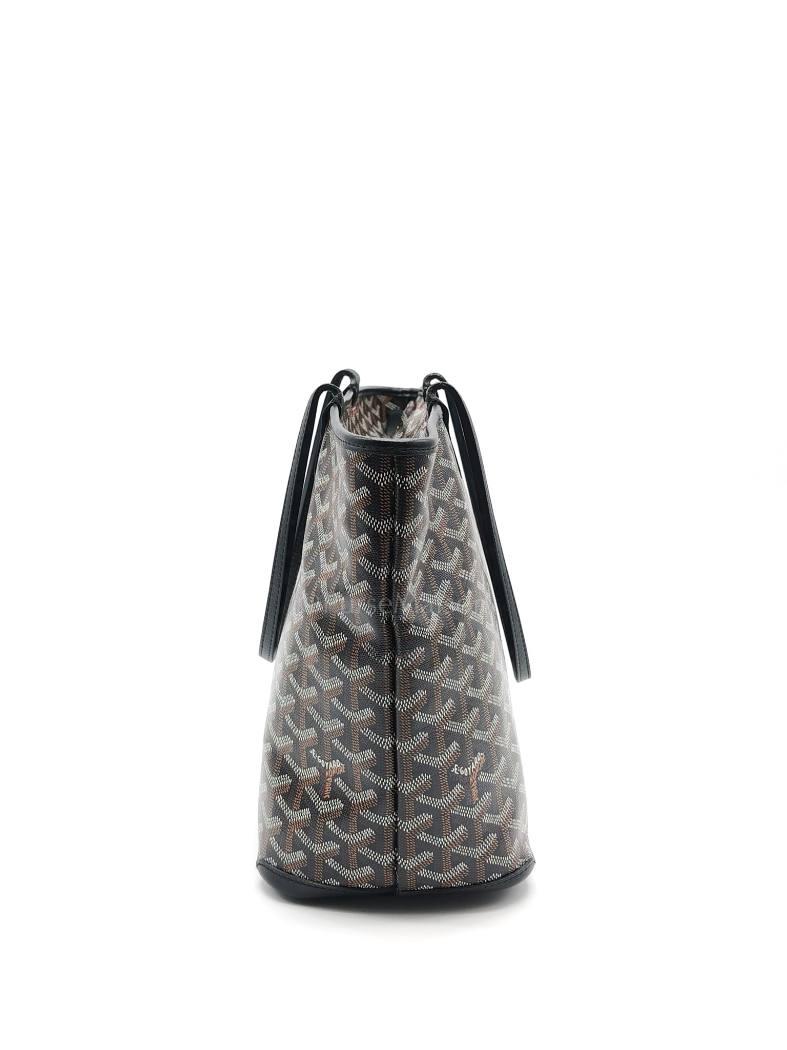 Artois PM in Black Goyardine Canvas Tote Bag | Purse Maison Luxury Bags Shop