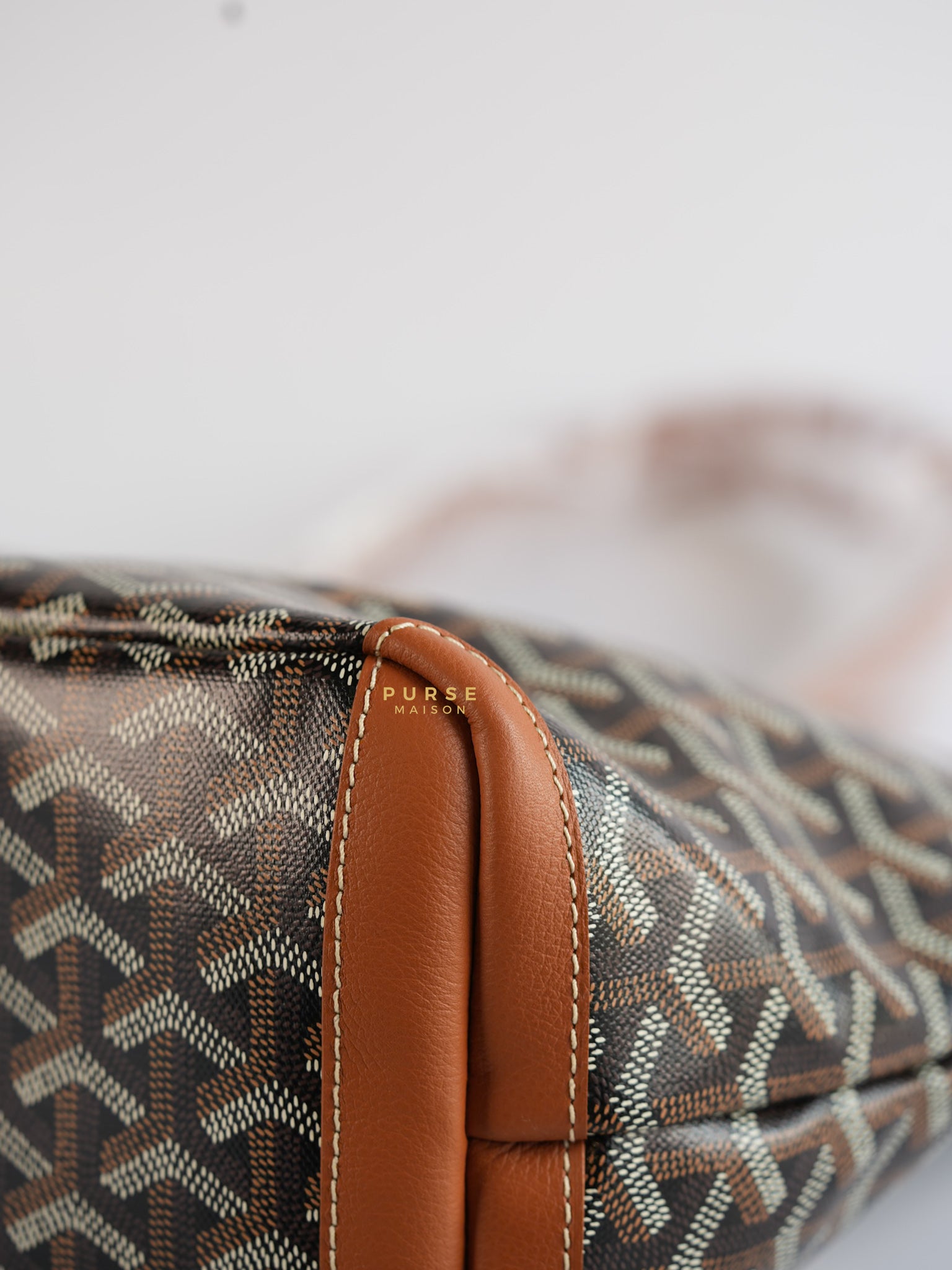 Artois PM in Black/Tan Tote Bag | Purse Maison Luxury Bags Shop