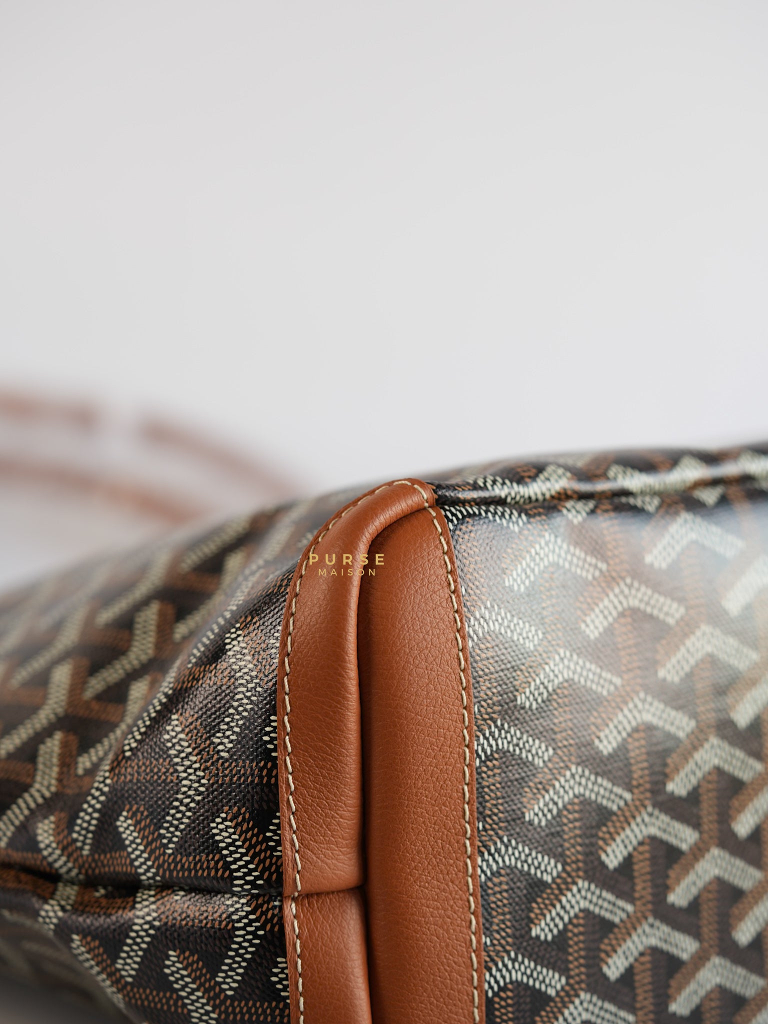 Artois PM in Black/Tan Tote Bag | Purse Maison Luxury Bags Shop
