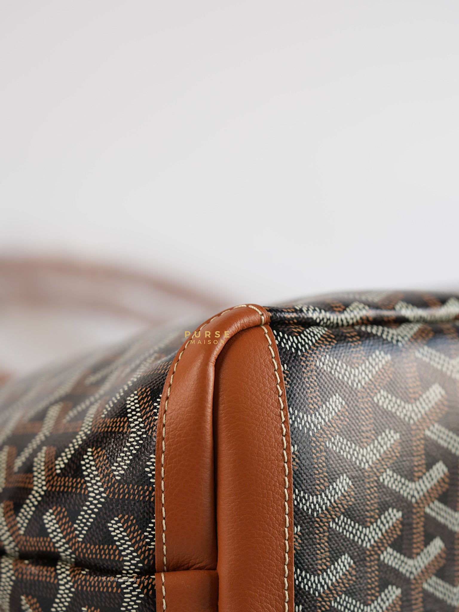 Artois PM in Black/Tan Tote Bag | Purse Maison Luxury Bags Shop