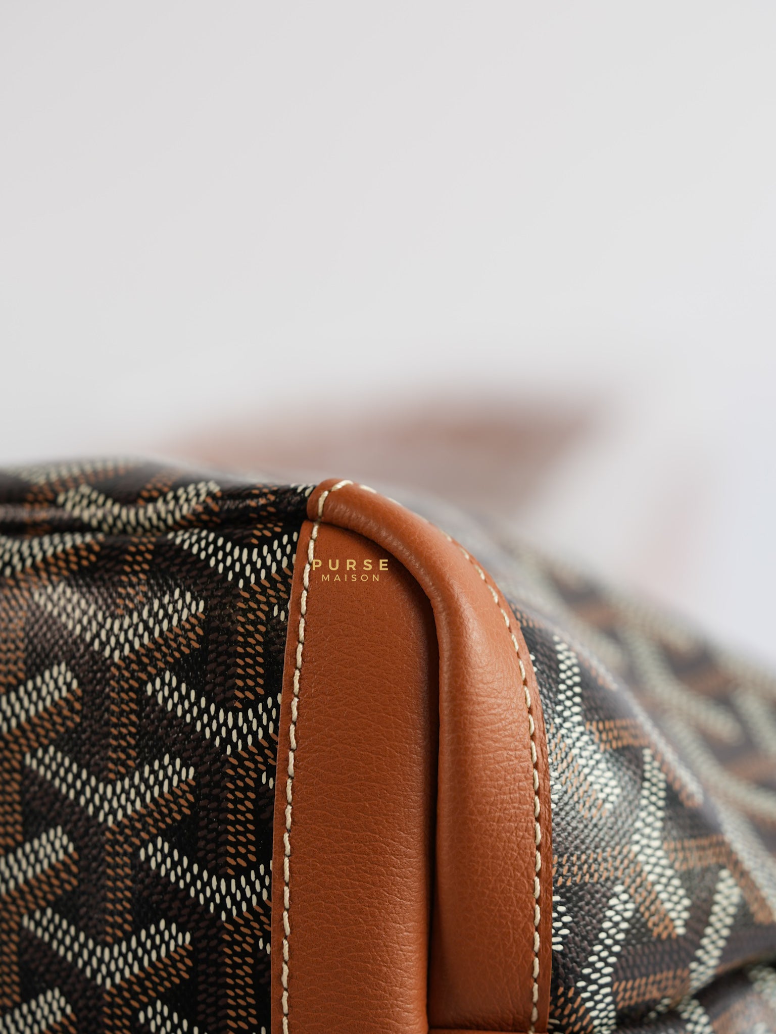 Artois PM in Black/Tan Tote Bag | Purse Maison Luxury Bags Shop