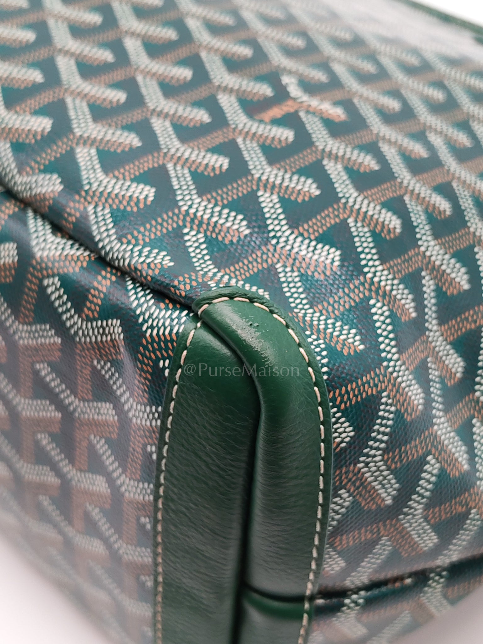 Artois PM in Green Goyardine Canvas Tote Bag | Purse Maison Luxury Bags Shop