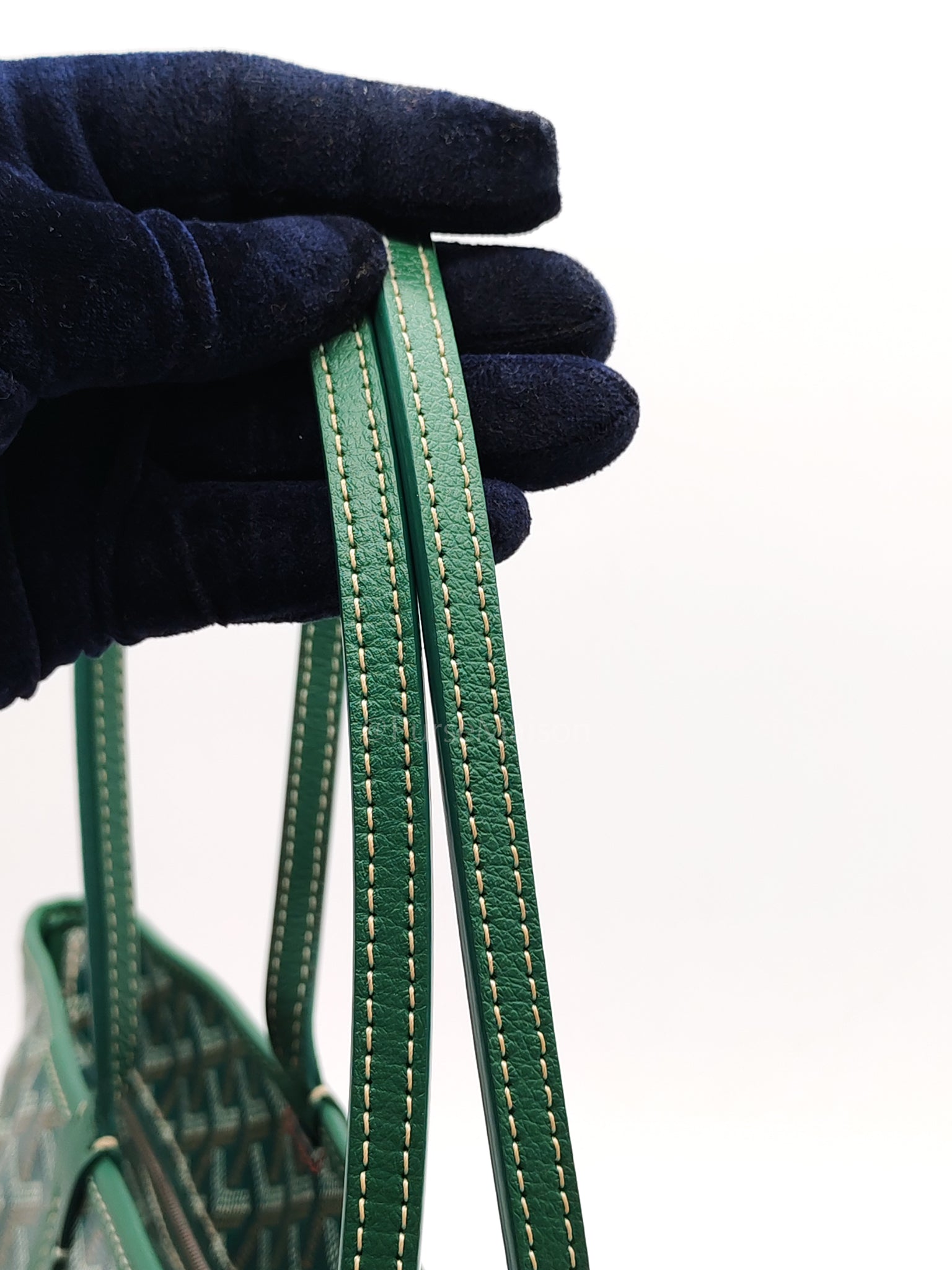 Artois PM in Green Goyardine Canvas Tote Bag | Purse Maison Luxury Bags Shop