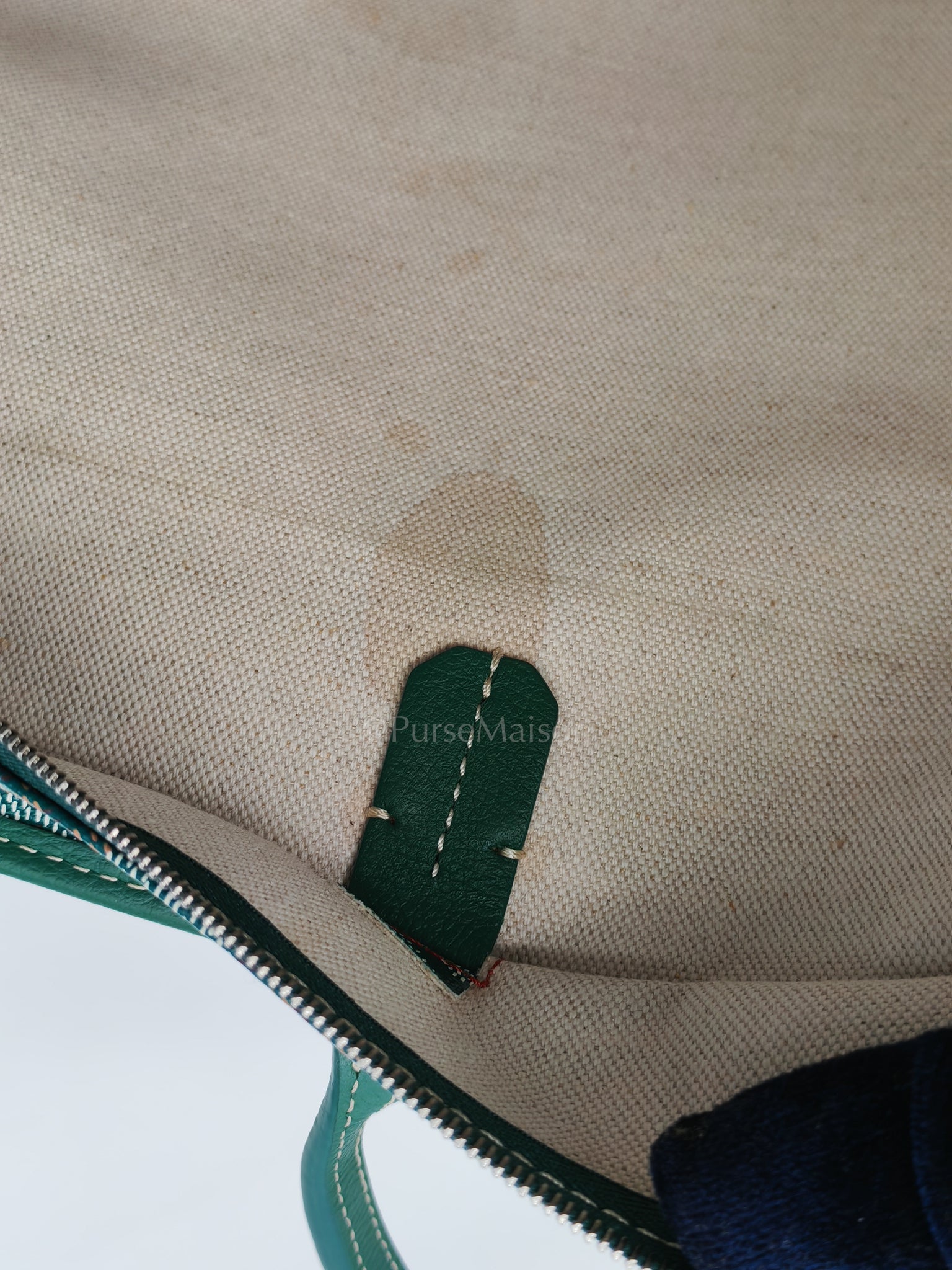 Artois PM in Green Goyardine Canvas Tote Bag | Purse Maison Luxury Bags Shop