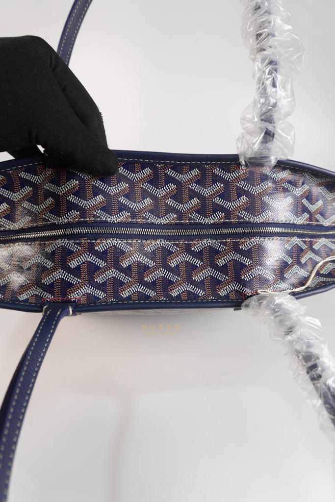 Artois PM in Navy Blue Tote Bag | Purse Maison Luxury Bags Shop