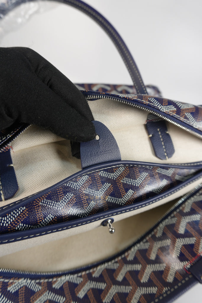 Artois PM in Navy Blue Tote Bag | Purse Maison Luxury Bags Shop
