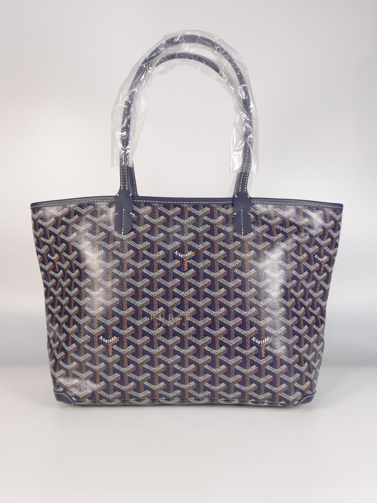 Artois PM in Navy Blue Tote Bag | Purse Maison Luxury Bags Shop
