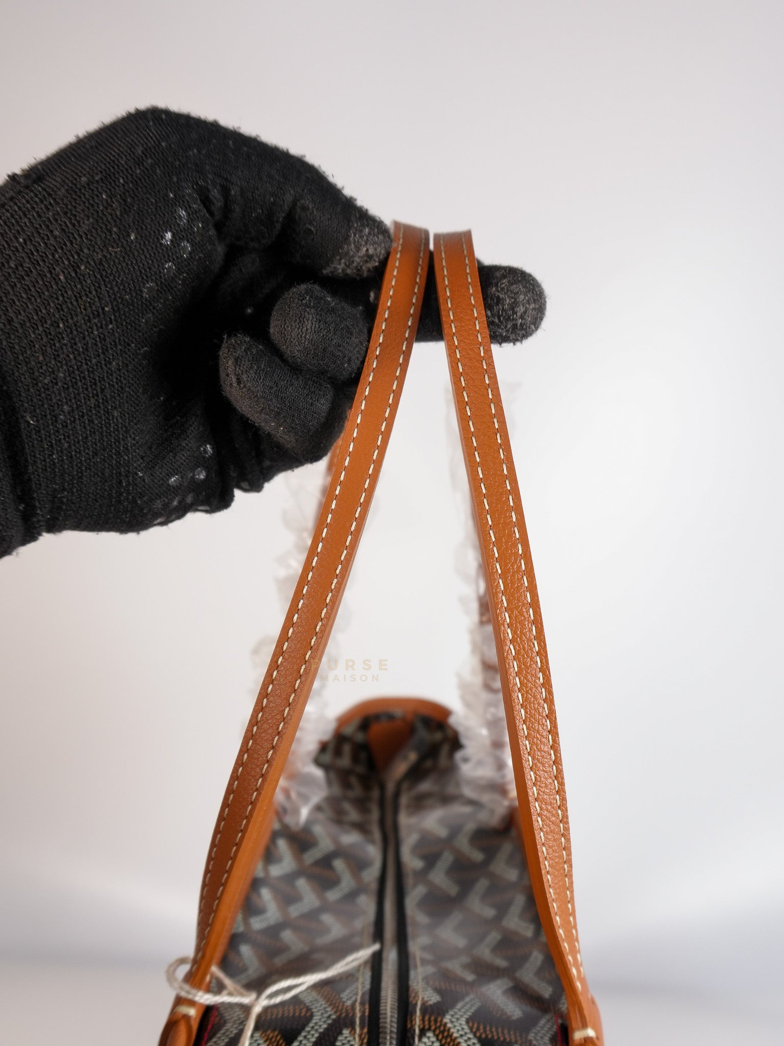 Artois PM Tan Goyardine Canvas | Purse Maison Luxury Bags Shop