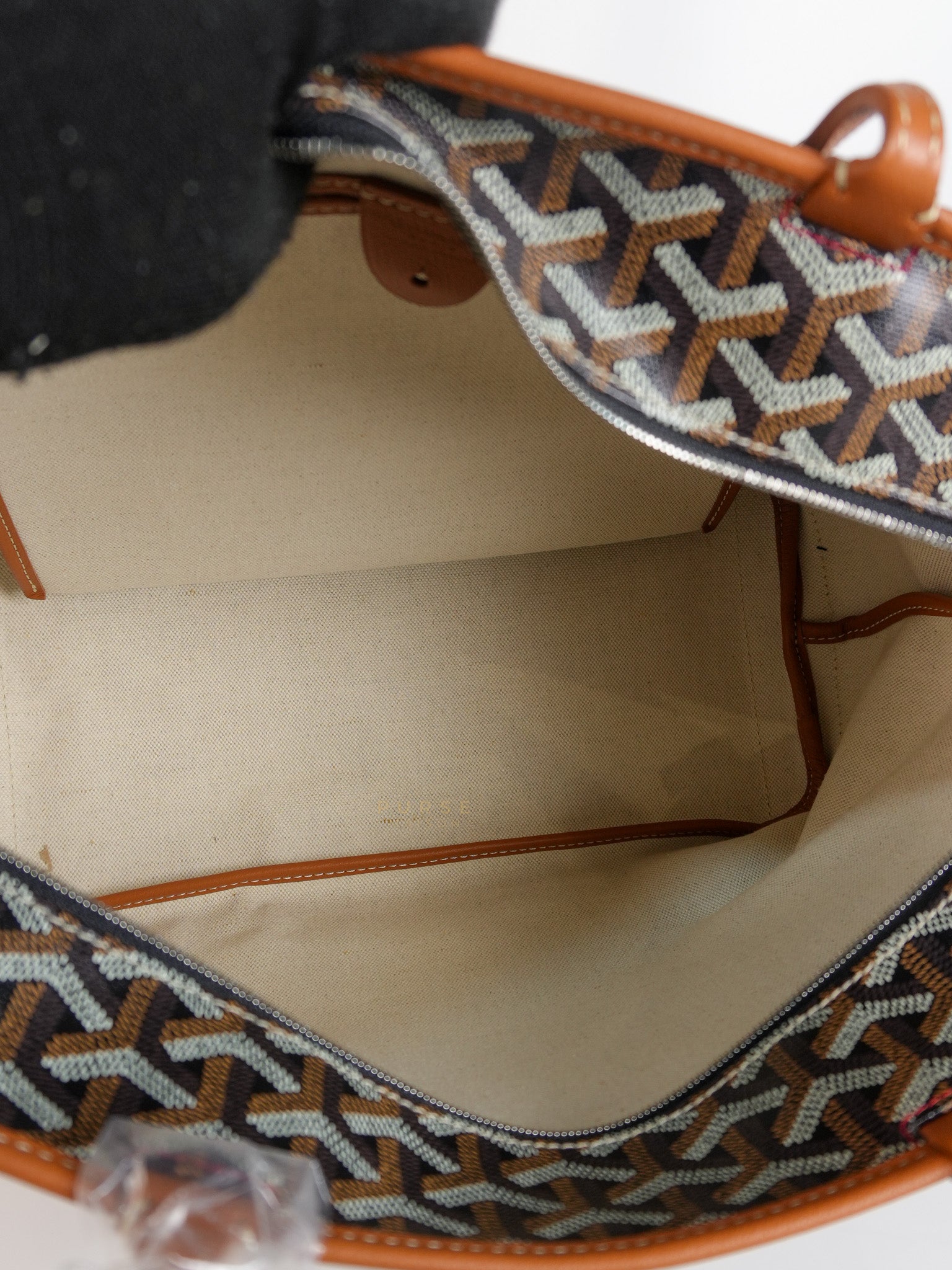 Artois PM Tan Goyardine Canvas | Purse Maison Luxury Bags Shop