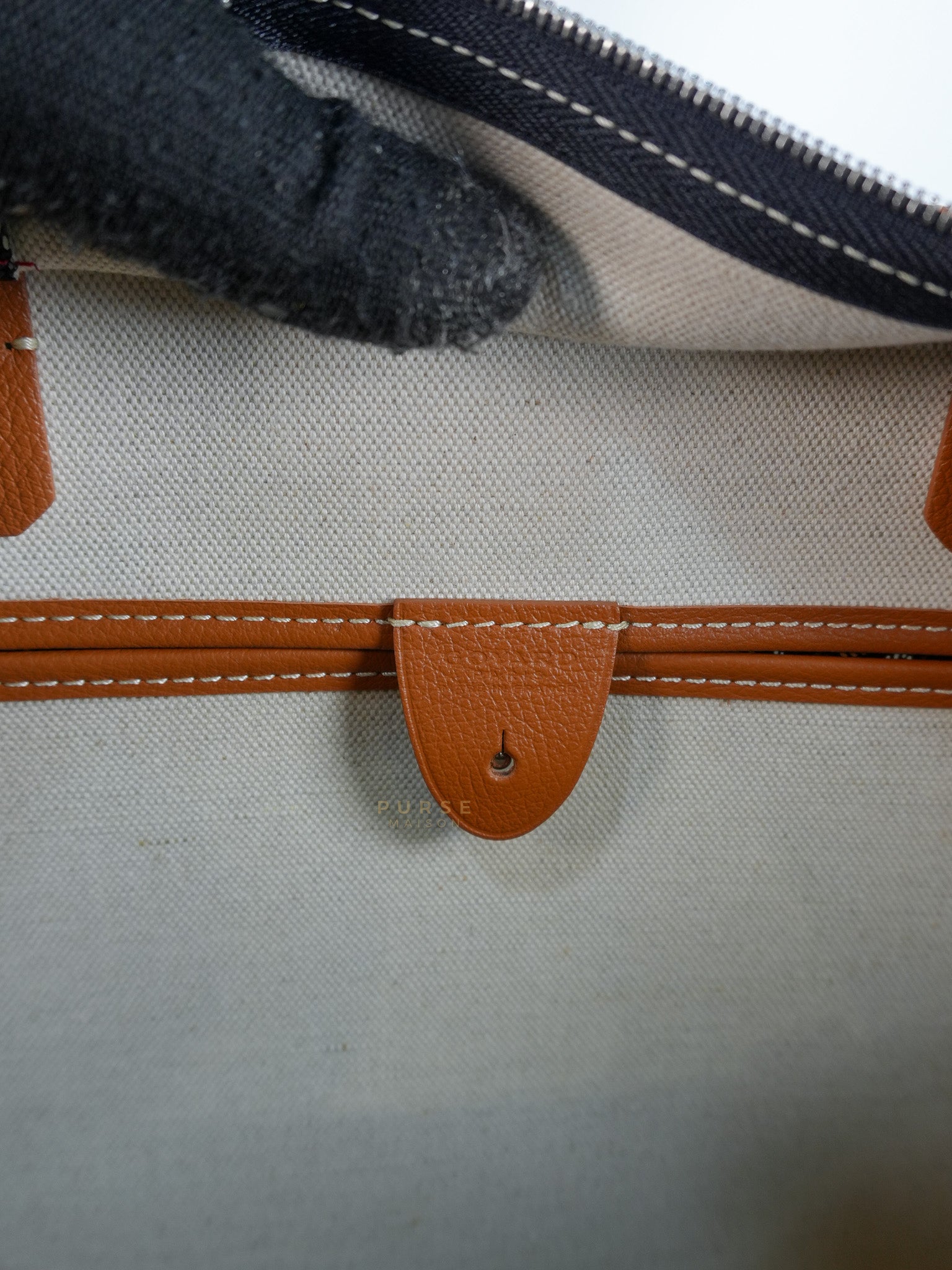 Artois PM Tan Goyardine Canvas | Purse Maison Luxury Bags Shop