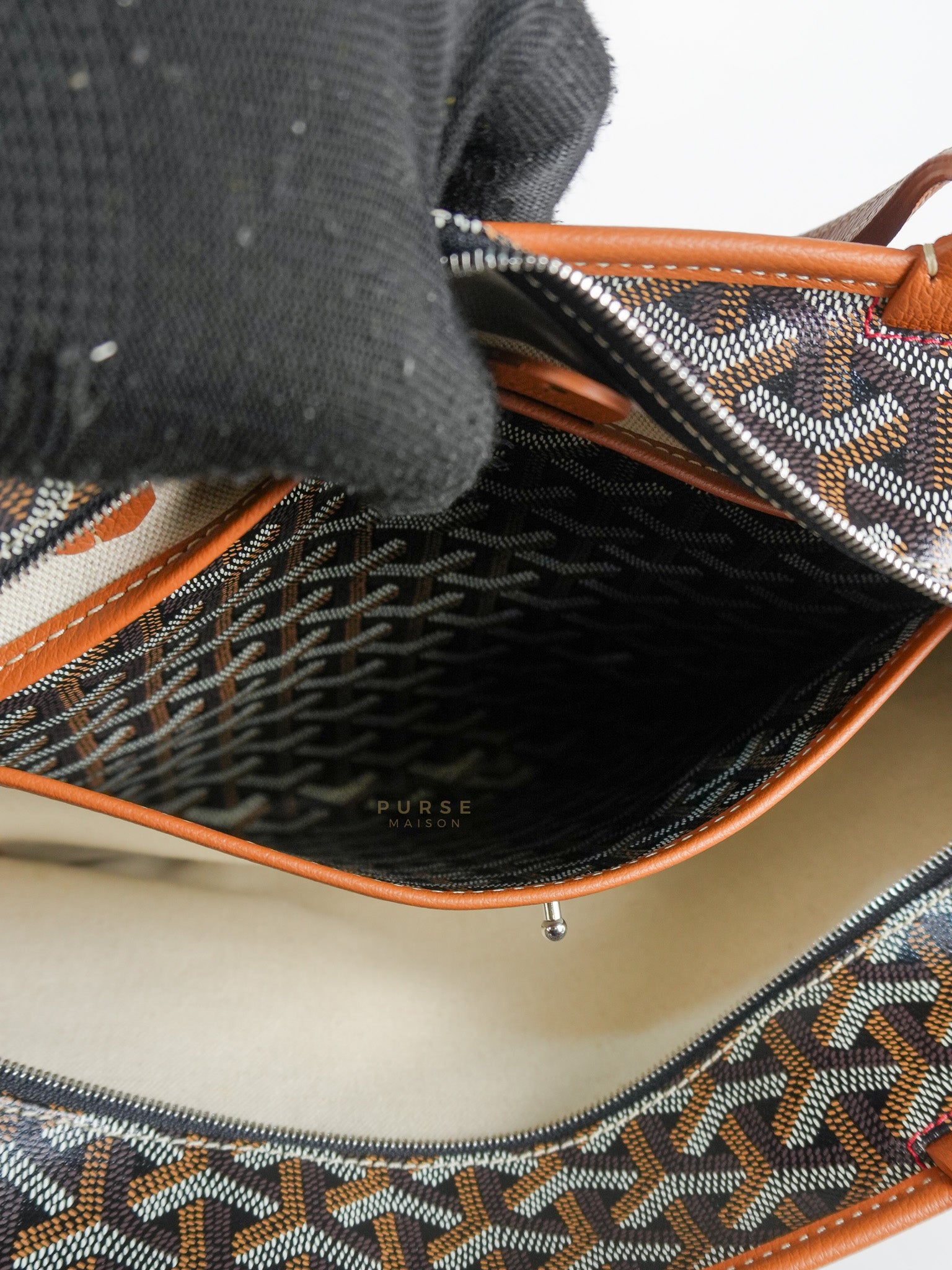Artois PM Tan Goyardine Canvas | Purse Maison Luxury Bags Shop