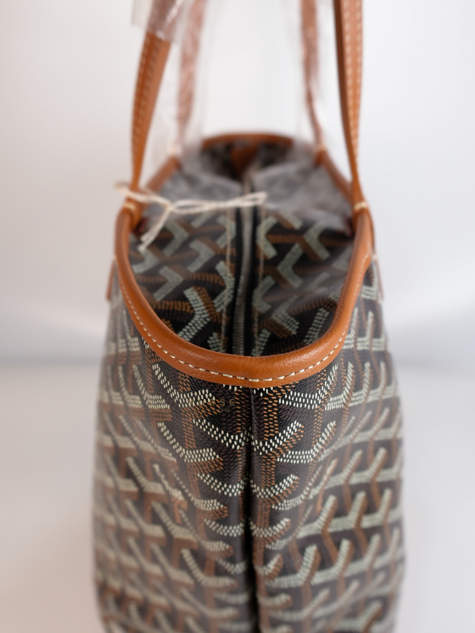 Artois PM Tan Goyardine Canvas | Purse Maison Luxury Bags Shop