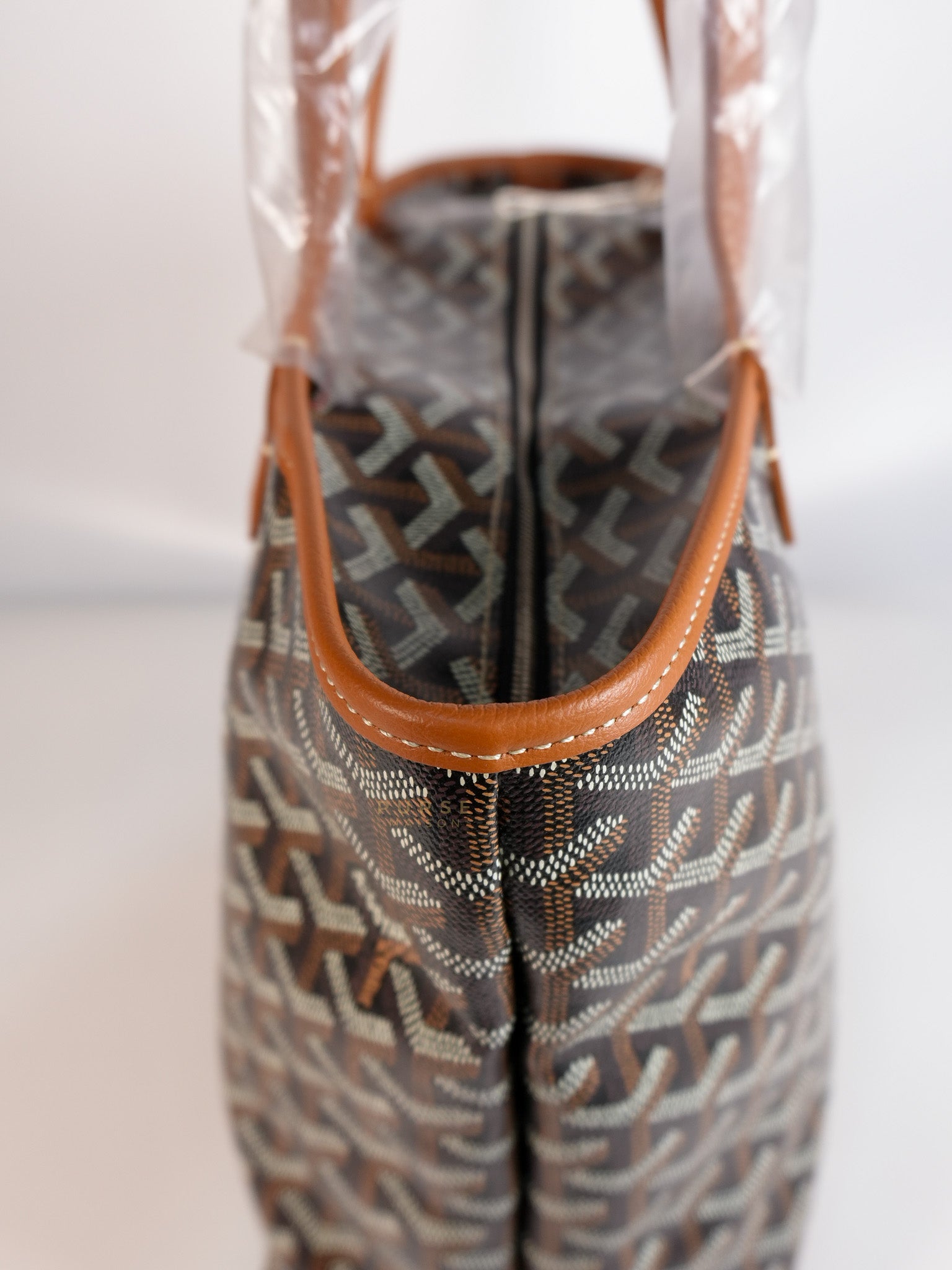 Artois PM Tan Goyardine Canvas | Purse Maison Luxury Bags Shop