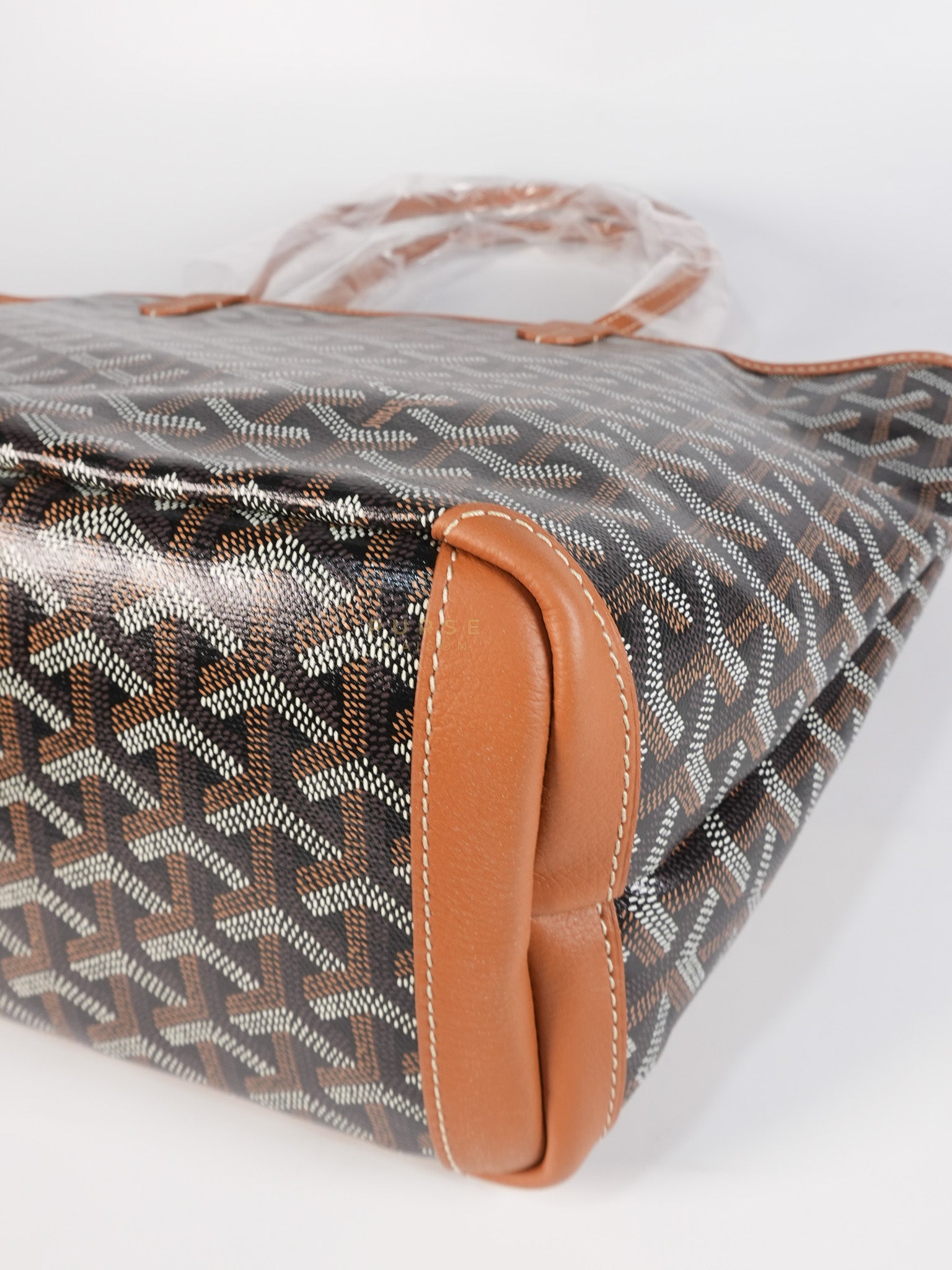 Artois PM Tan in Goyardine Canvas | Purse Maison Luxury Bags Shop