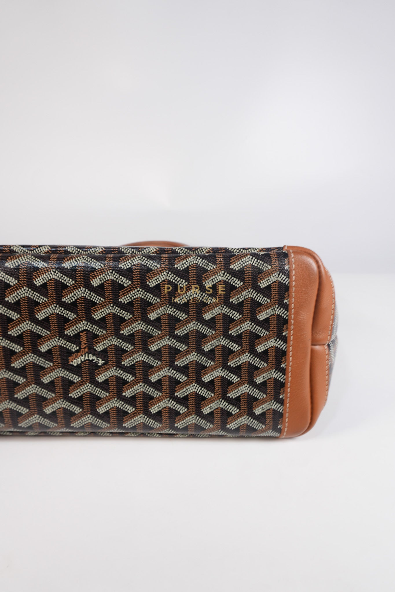 Artois PM Tan in Goyardine Canvas | Purse Maison Luxury Bags Shop