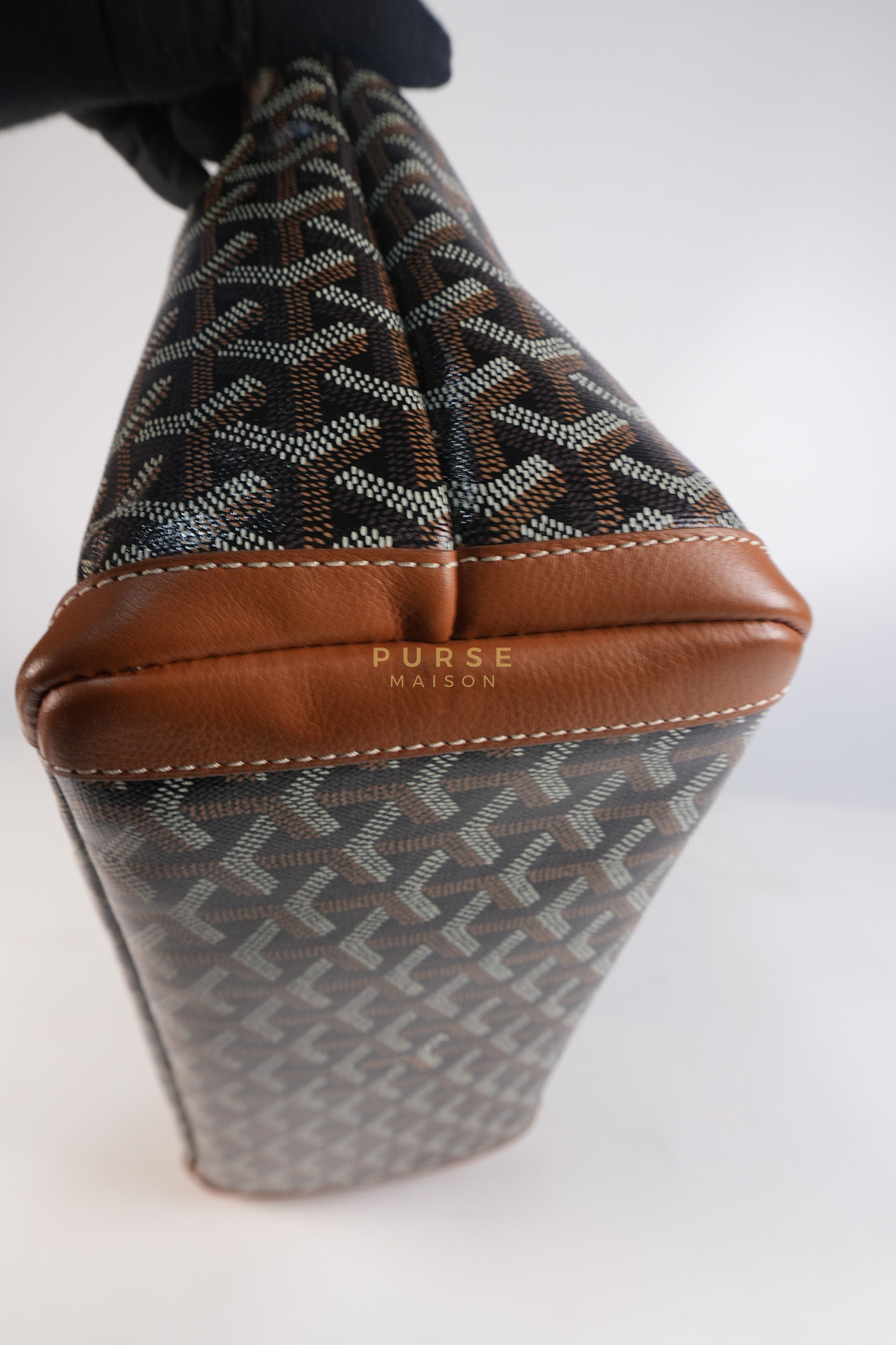 Artois PM Tan in Goyardine Canvas | Purse Maison Luxury Bags Shop