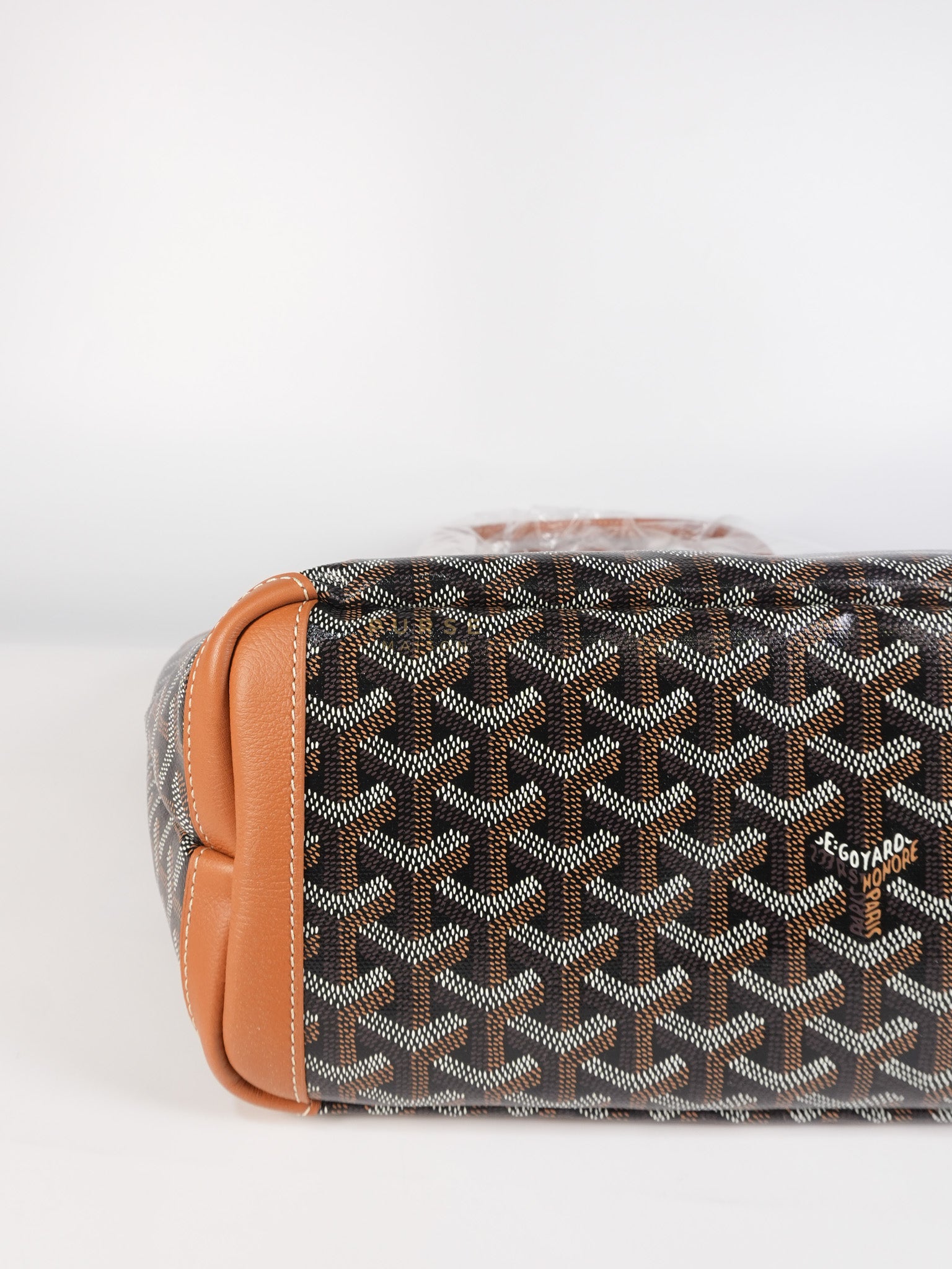 Artois PM Tan in Goyardine Canvas | Purse Maison Luxury Bags Shop