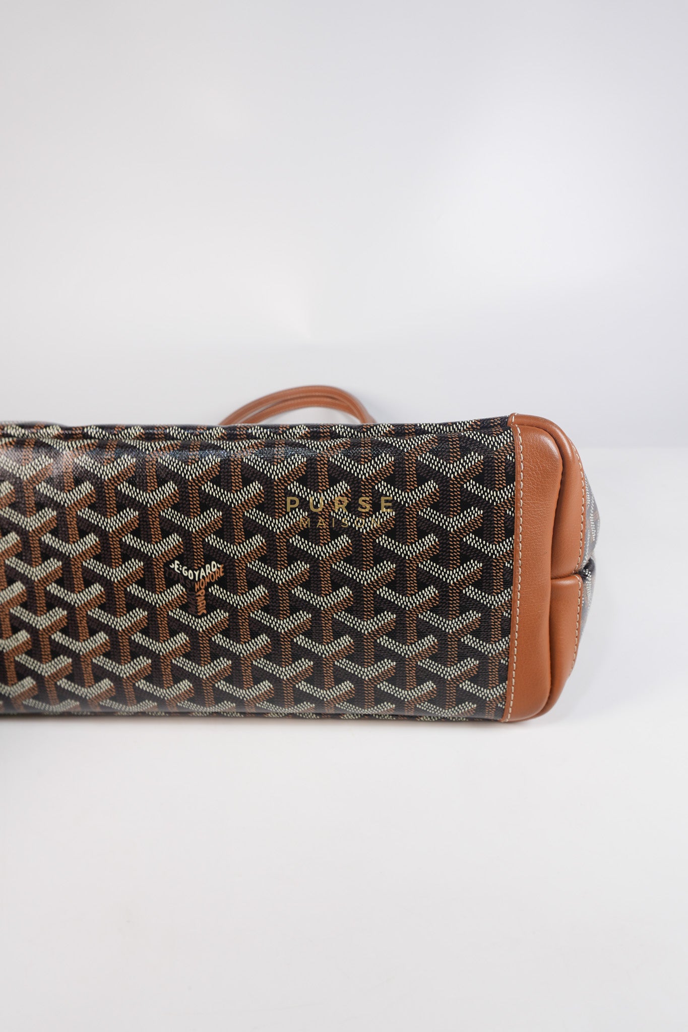 Artois PM Tan in Goyardine Canvas | Purse Maison Luxury Bags Shop