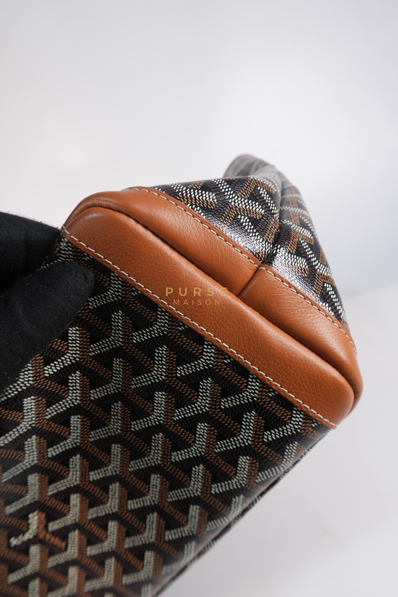 Artois PM Tan in Goyardine Canvas | Purse Maison Luxury Bags Shop