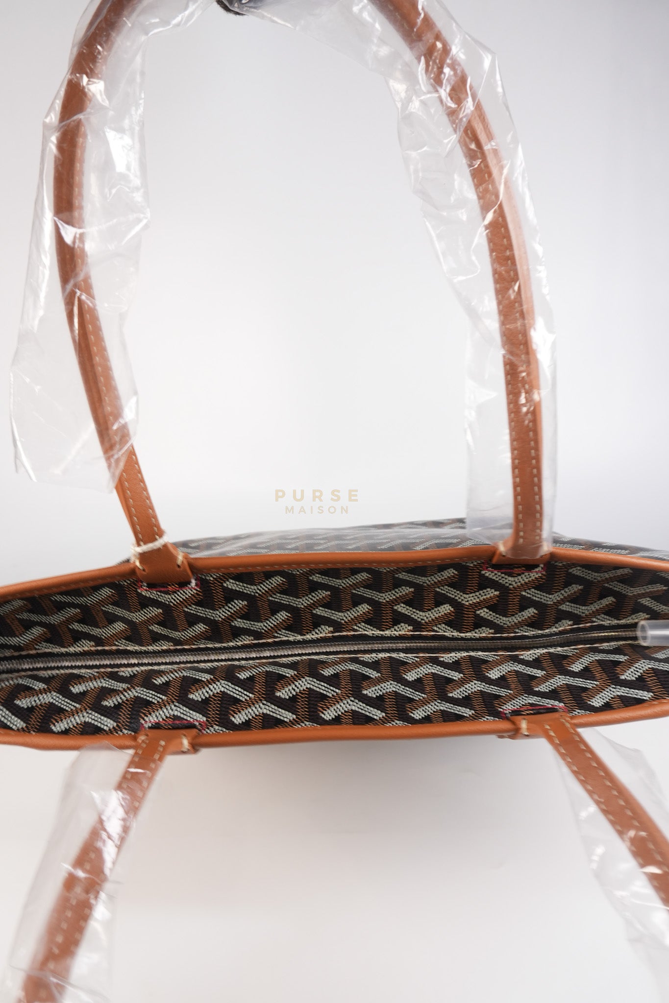 Artois PM Tan in Goyardine Canvas | Purse Maison Luxury Bags Shop