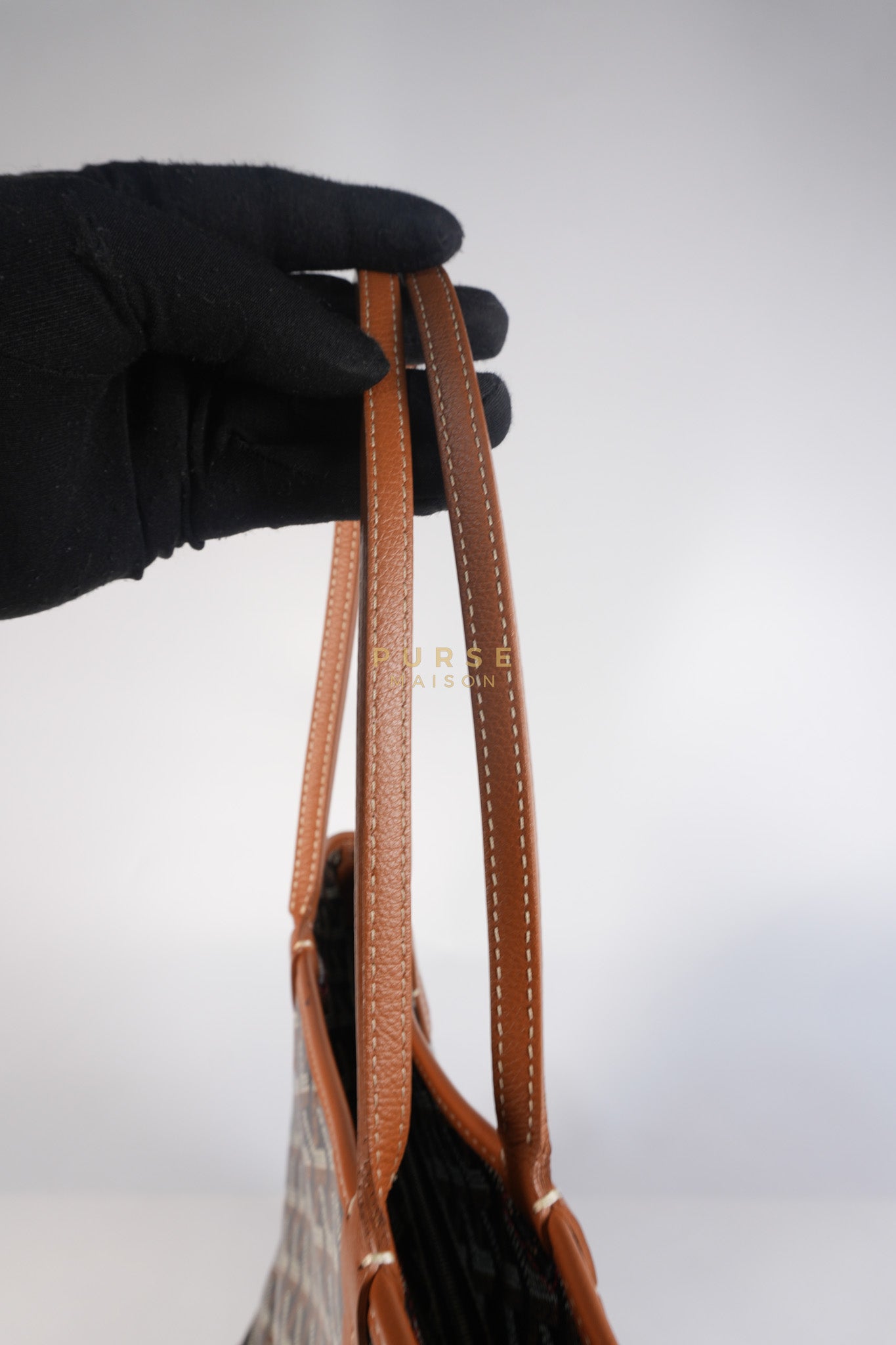Artois PM Tan in Goyardine Canvas | Purse Maison Luxury Bags Shop