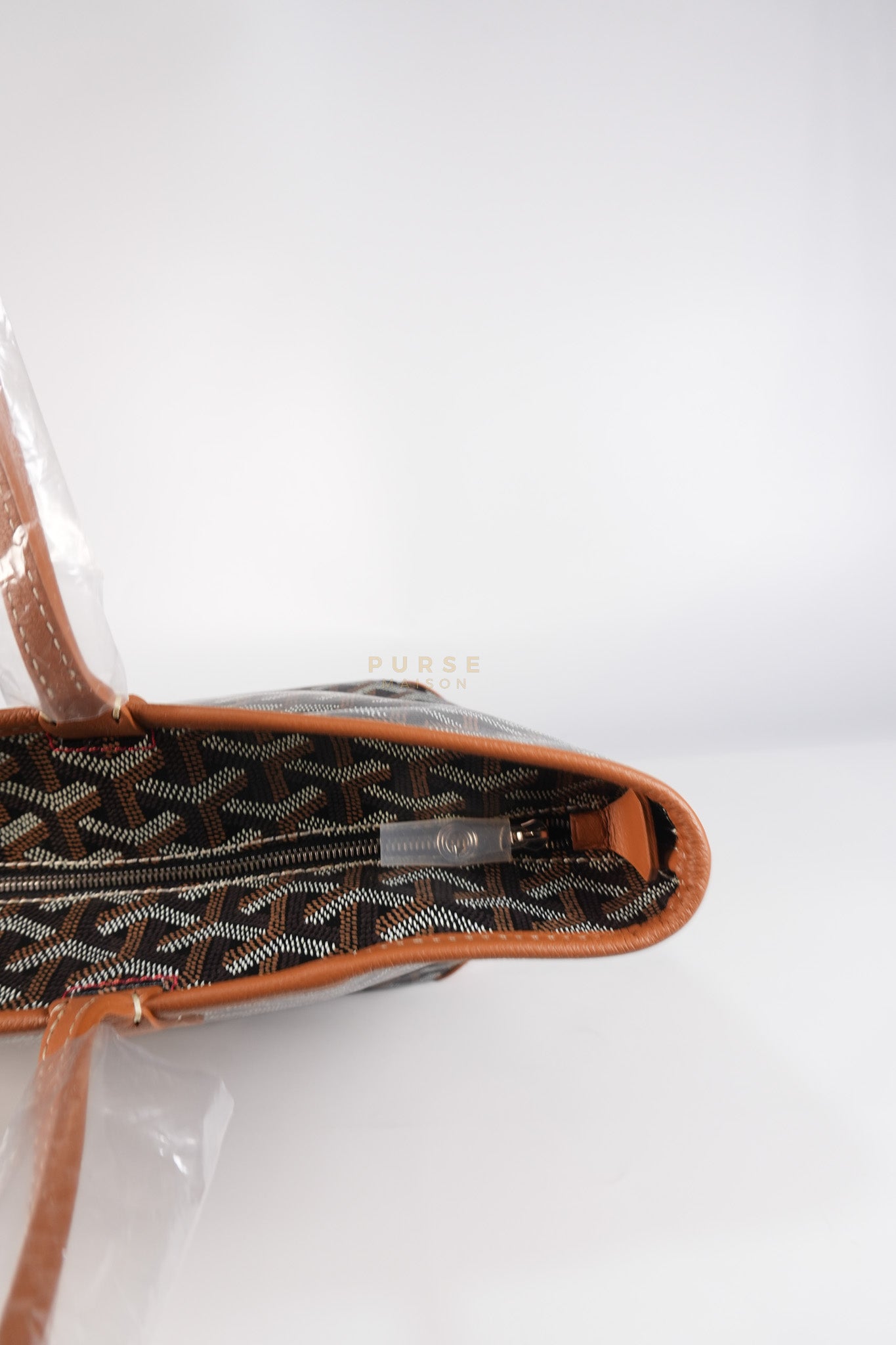 Artois PM Tan in Goyardine Canvas | Purse Maison Luxury Bags Shop