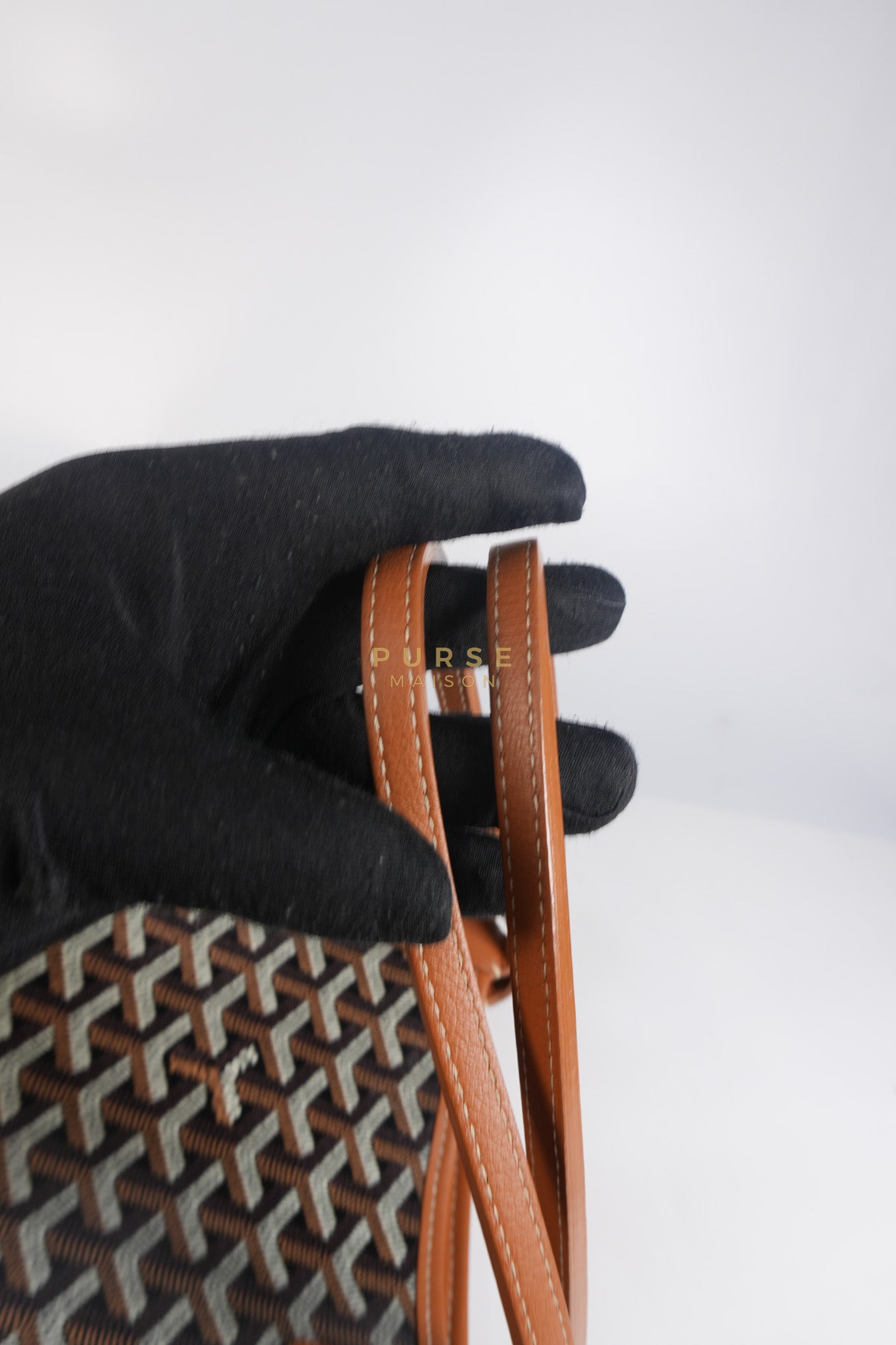Artois PM Tan in Goyardine Canvas | Purse Maison Luxury Bags Shop